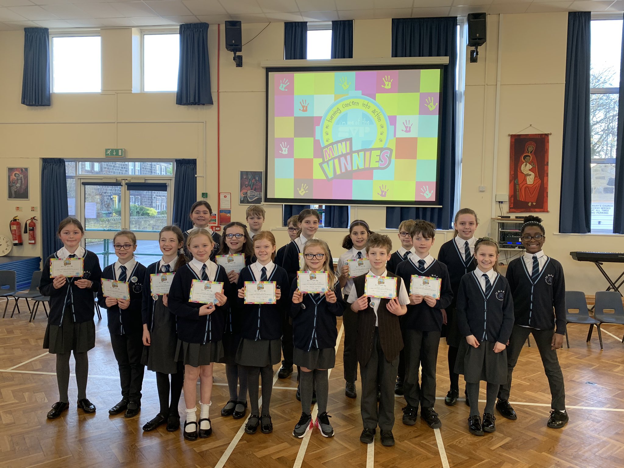 Congratulations to St. Mary’s Mini Vinnies