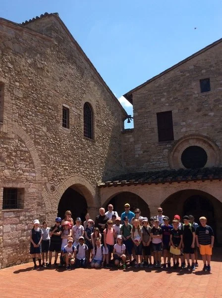 Photo: Mass and tour at San Damiano, Monday 3rd June 2019