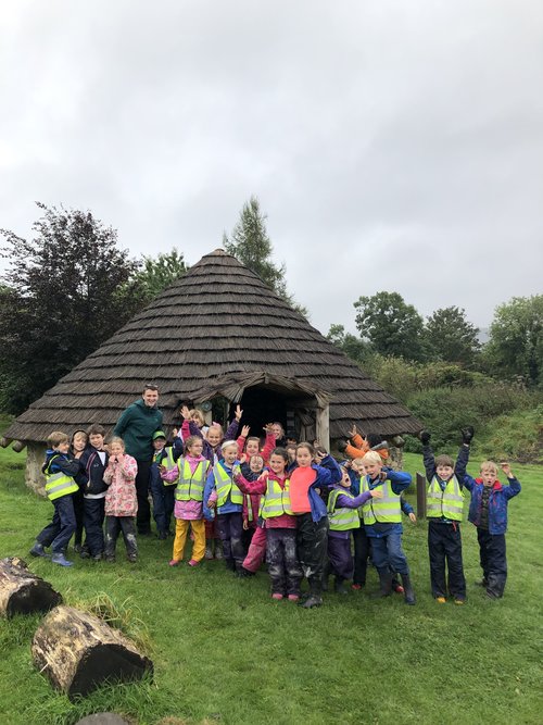 At Nell Bank, enjoying a history filled outing