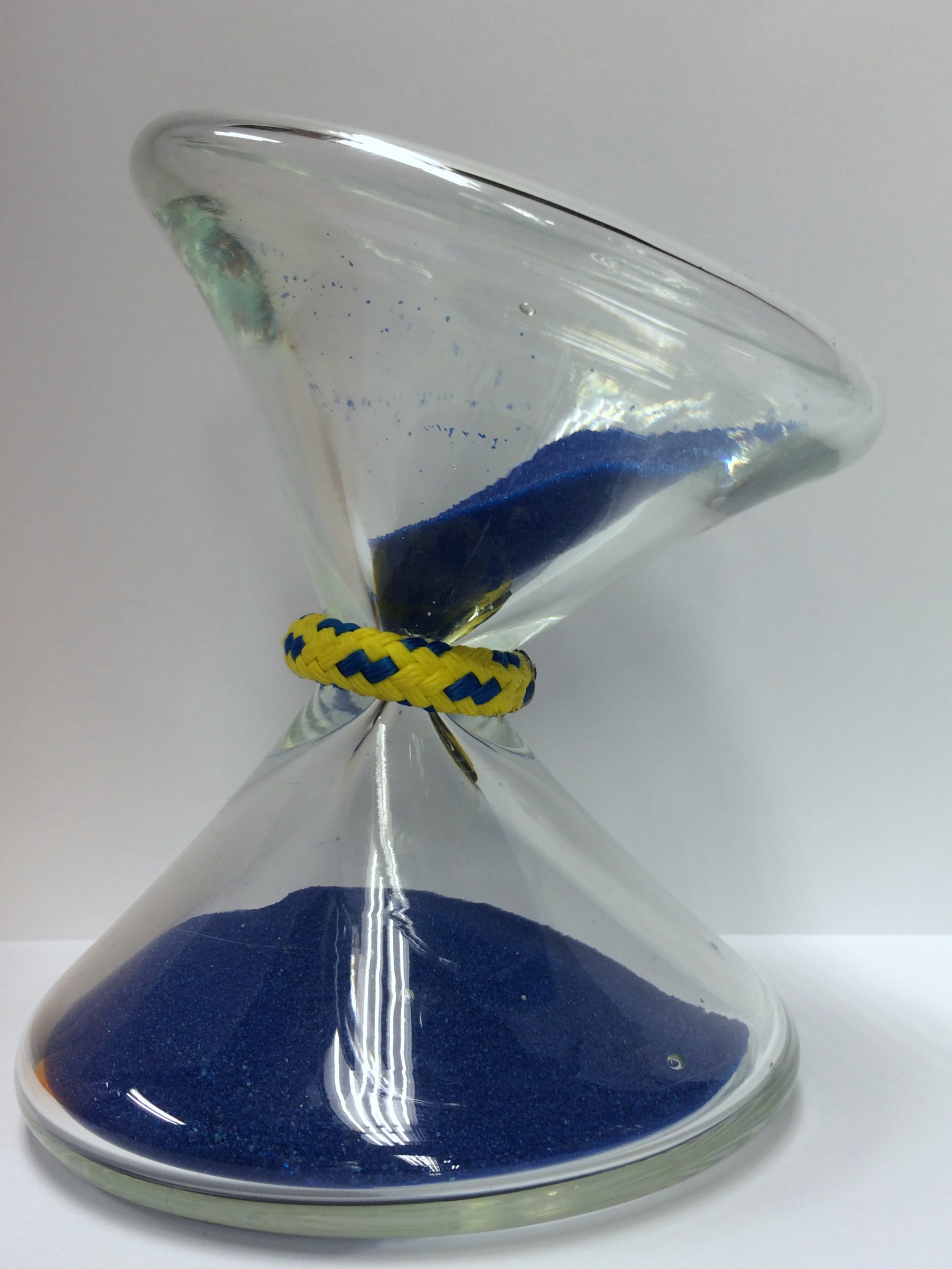 Ian Harrison volcano assembled into hourglass