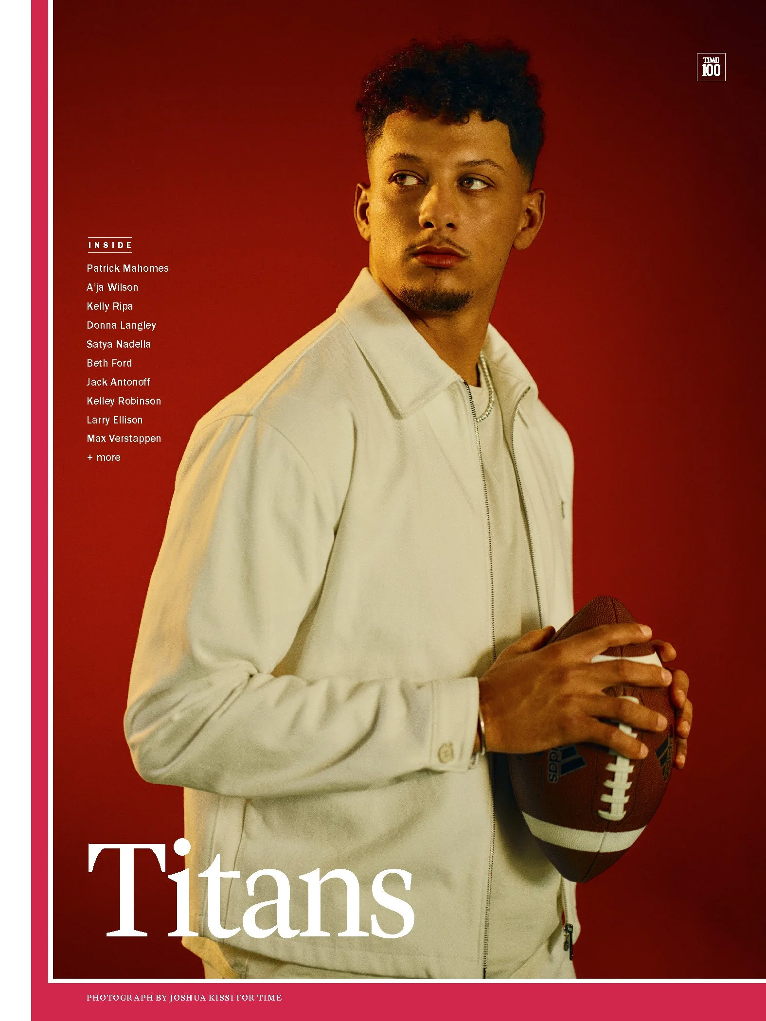 Art Direction and Design for TIME100; Photo Editor: Dilys Ng; Design Director: Victor Wiliams; Creative Director: DW Pine; Illustrations: Jordi Ferrándiz