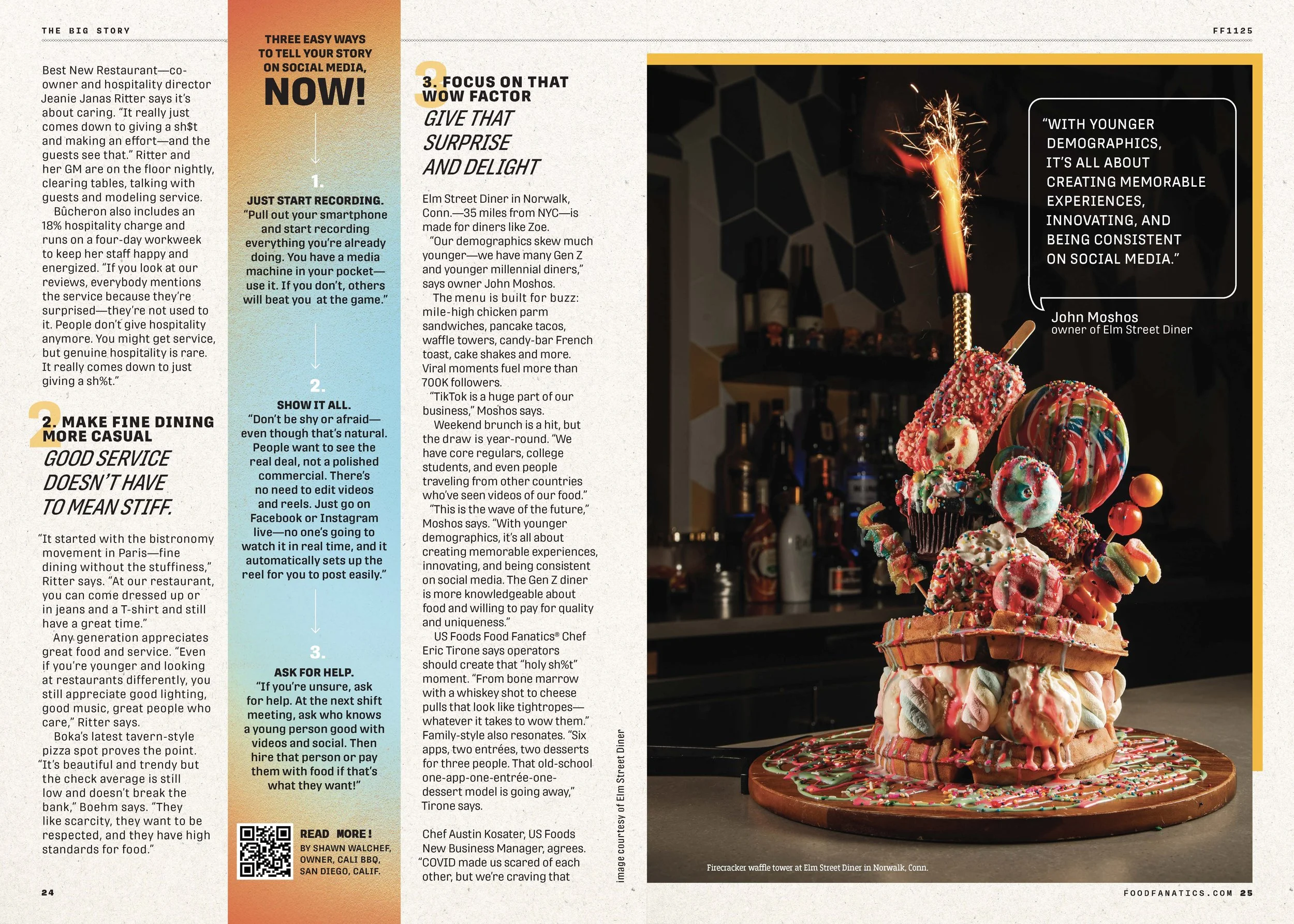 Art Direction for Food Fanatics;
Author: Amelia Levin; Photo Editor: Kim Bubello; Client: US Foods