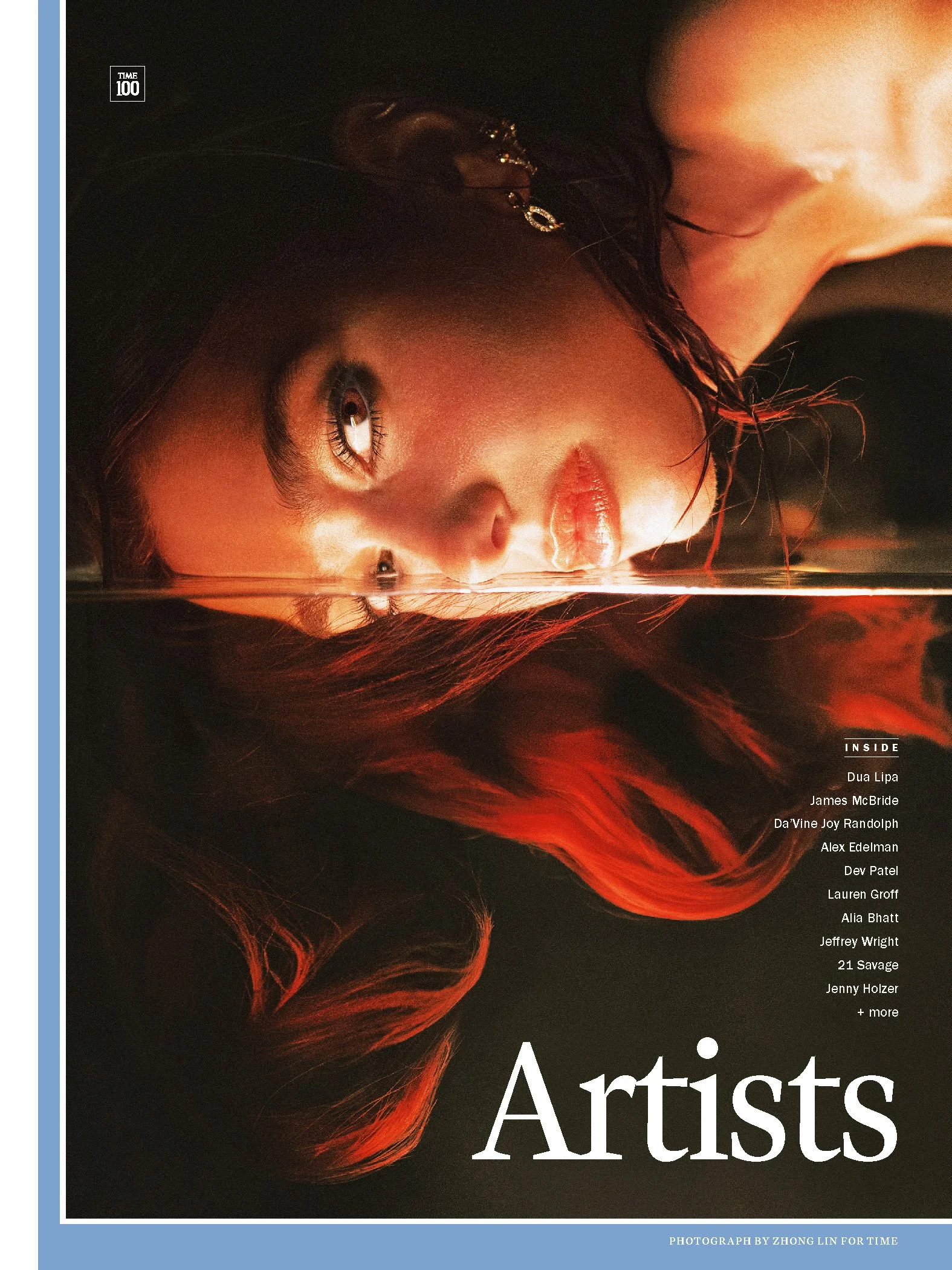 Art Direction and Design for TIME100; Photo Editor: Dilys Ng; Design Director: Victor Wiliams; Creative Director: DW Pine; Illustrations: Jordi Ferrándiz