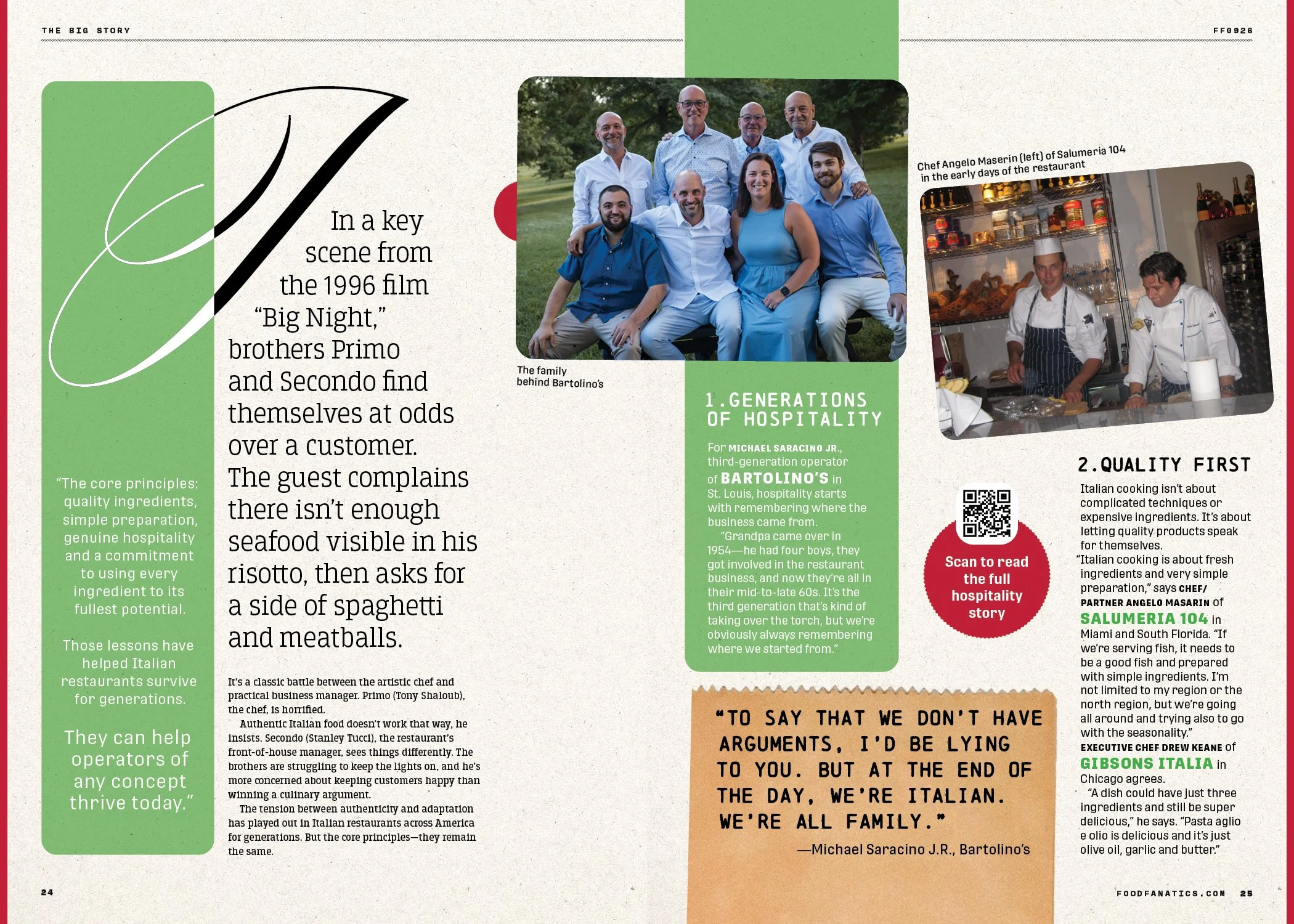 Assorted Art Direction, Design and Photo Direction for Food Fanatics; Editor: Amelia Levin; Client: US Foods