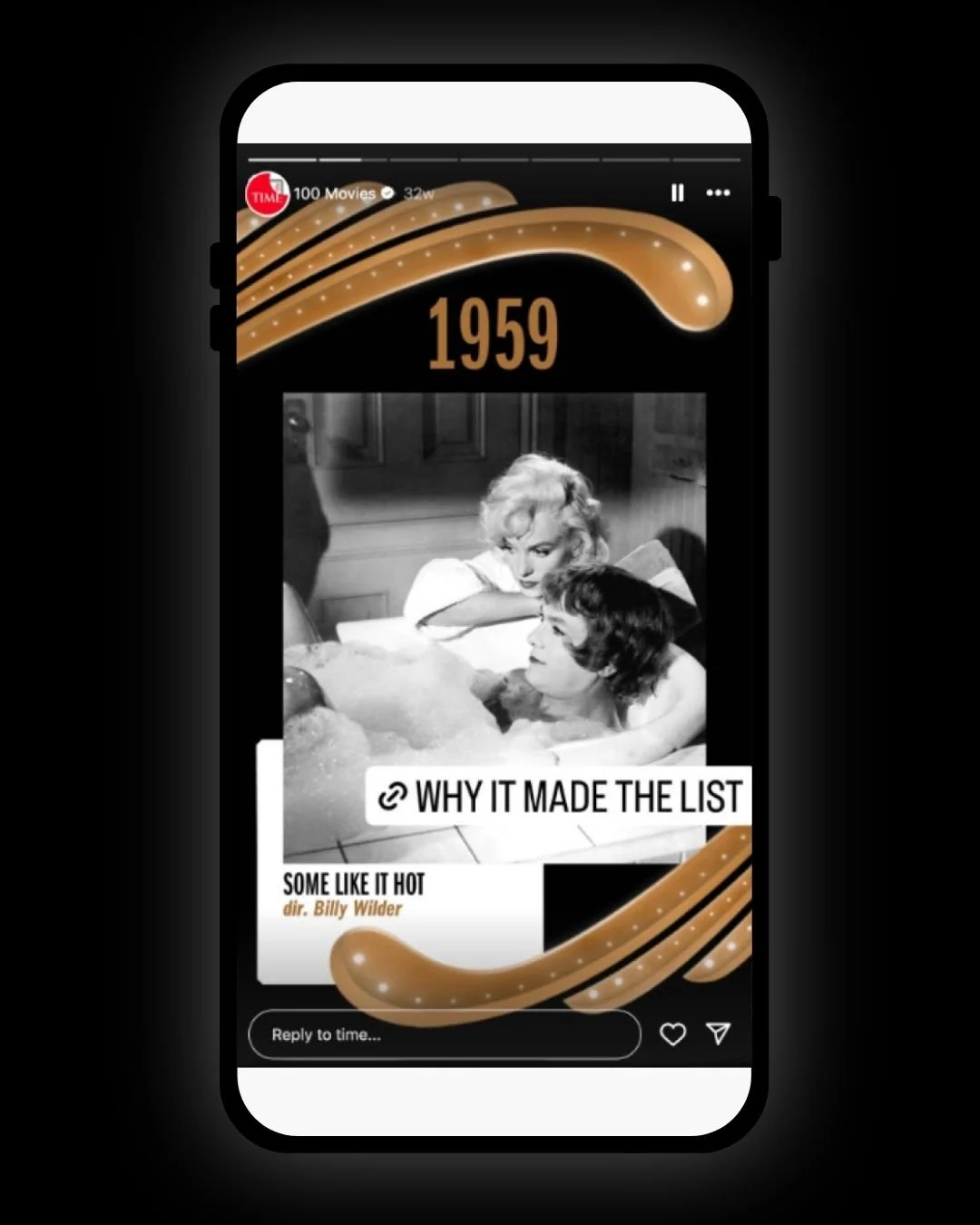 Art Direction and Design for TIME's 100 Best Movies