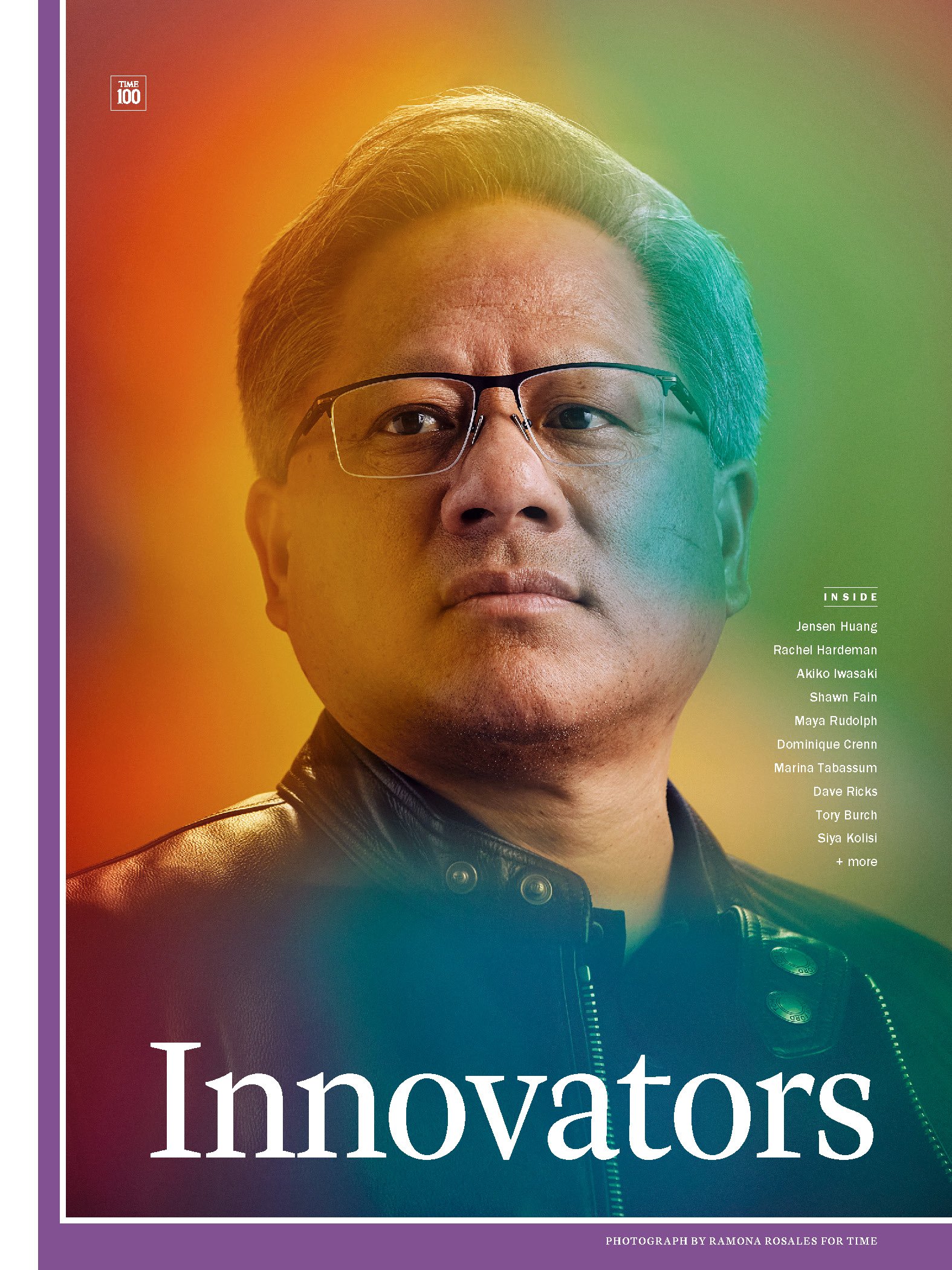 Art Direction and Design for TIME100; Photo Editor: Dilys Ng; Design Director: Victor Wiliams; Creative Director: DW Pine; Illustrations: Jordi Ferrándiz