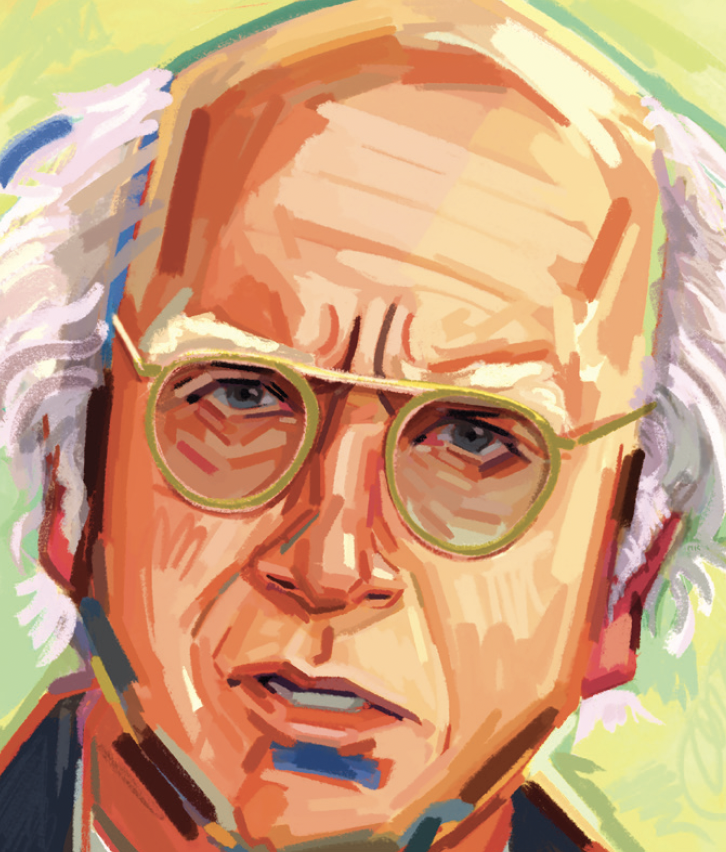 The Un-cancelleable Larry David; Parthena Kyriakides for TIME