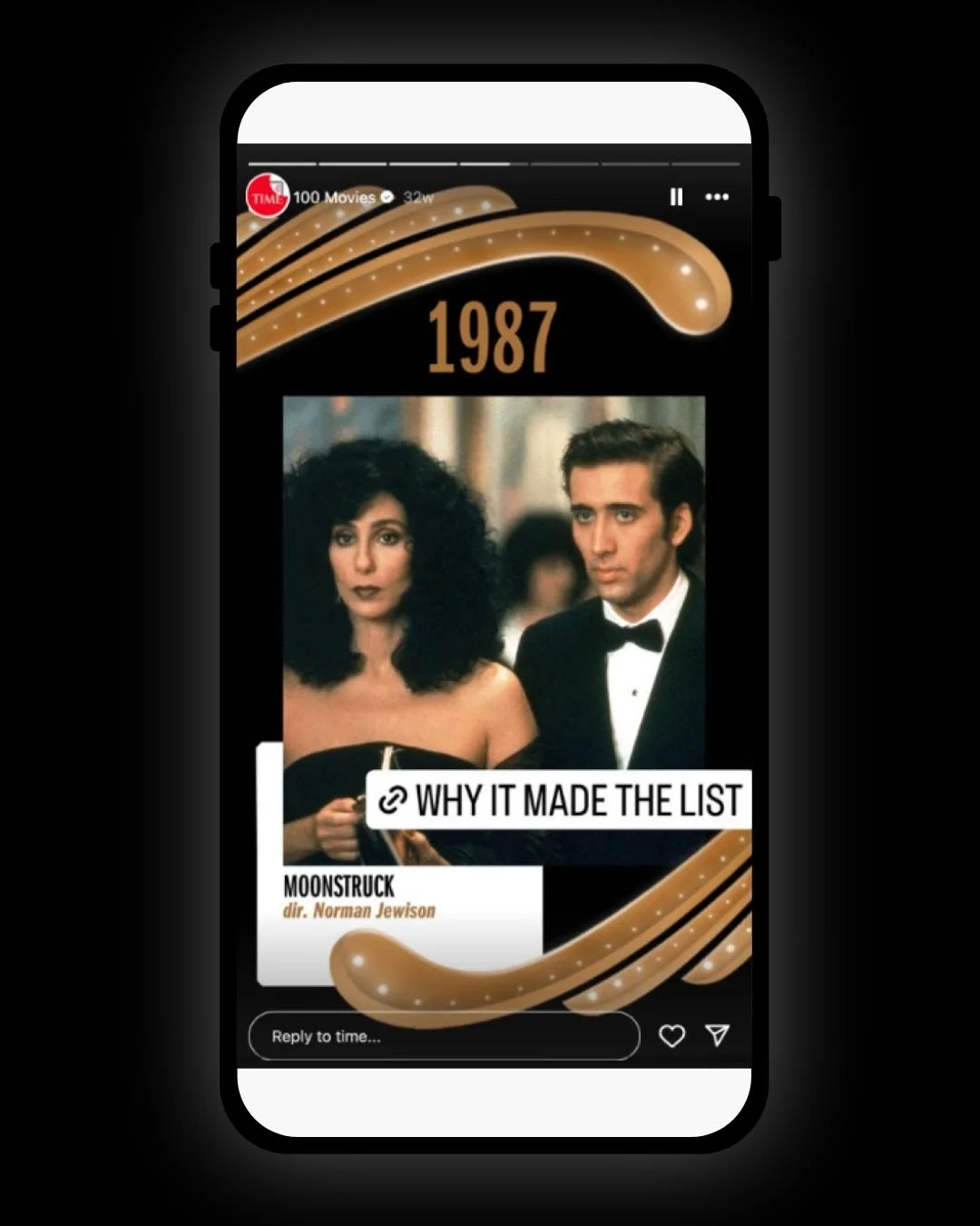 Art Direction and Design for TIME's 100 Best Movies