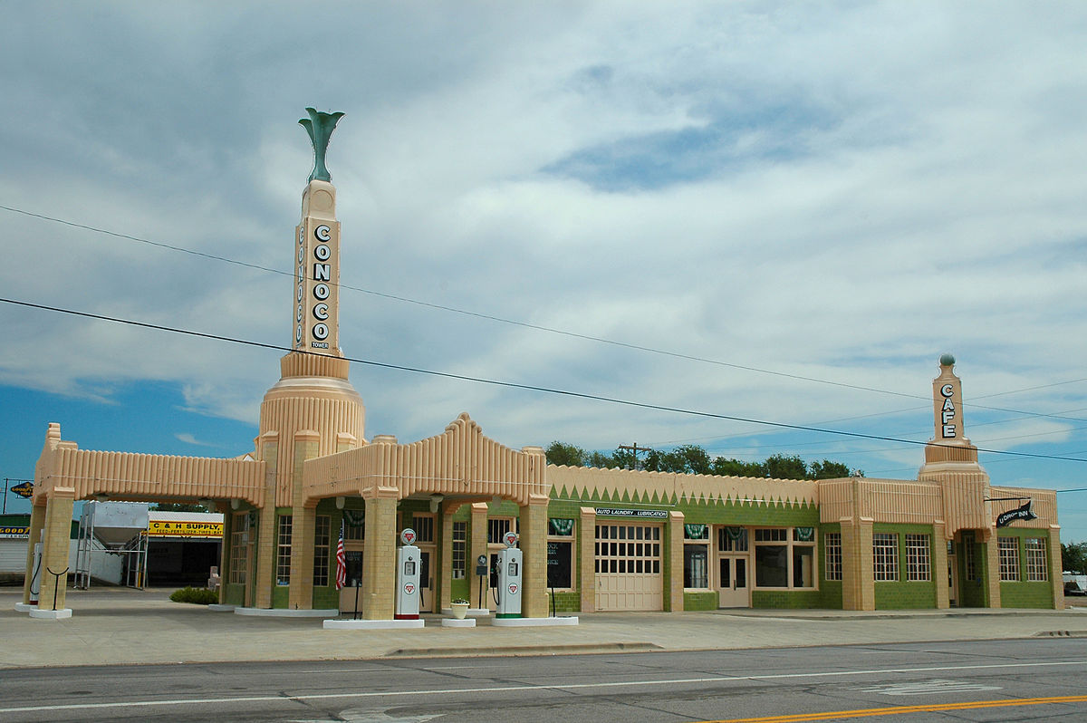 Tower Station and U-Drop Inn Cafe: Shamrock, Texas