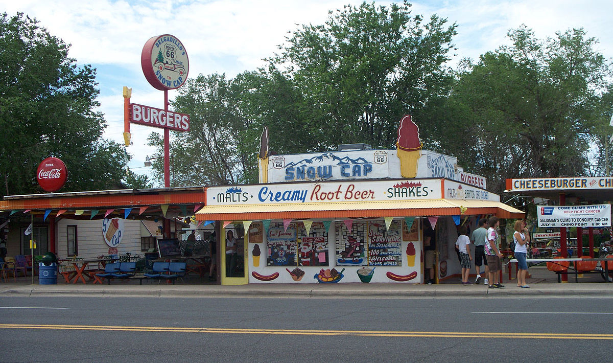 Delgadillo's Snow Cap Drive In: Seligman, Arizona