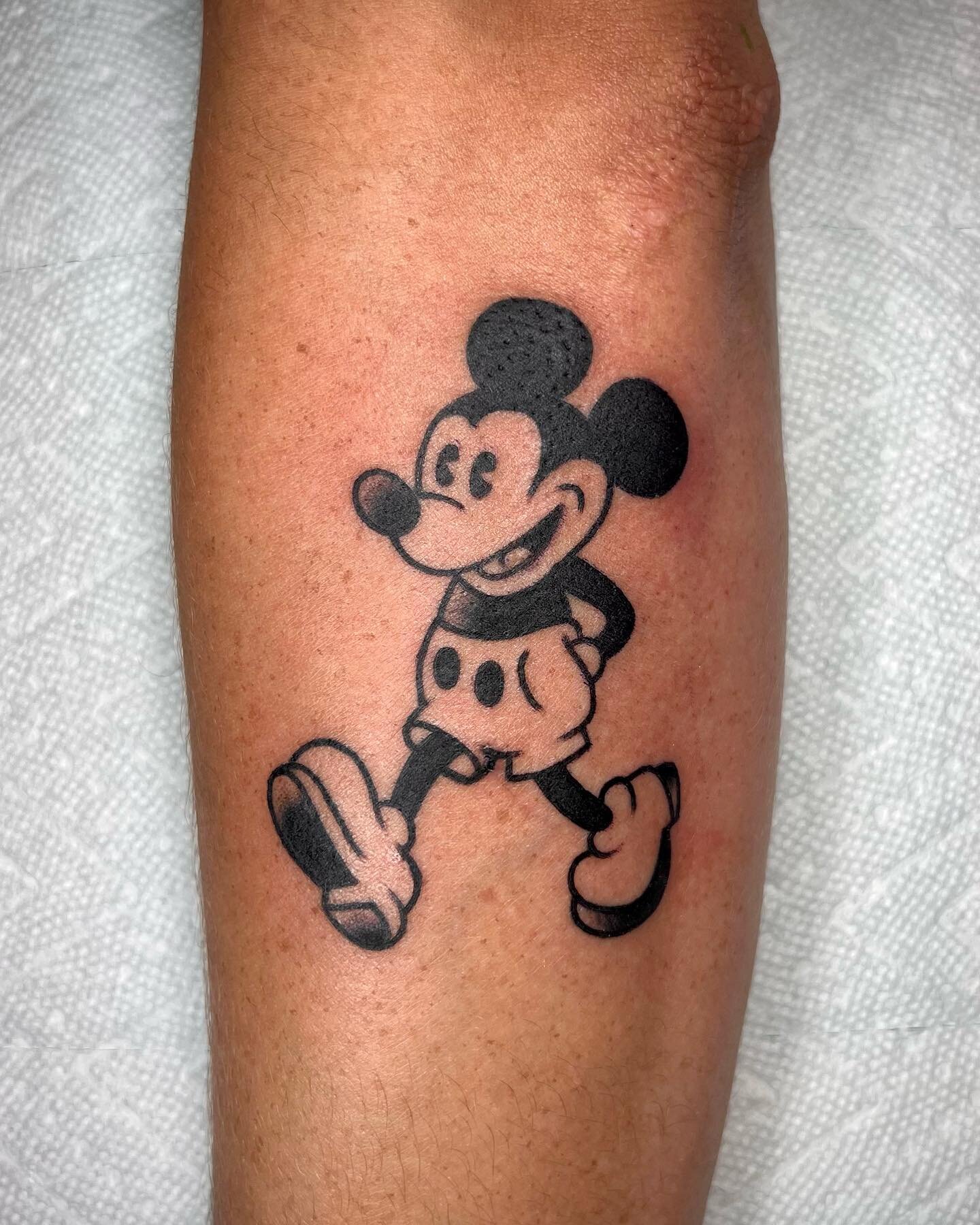 Mickey for Noah, made @victorytattooing