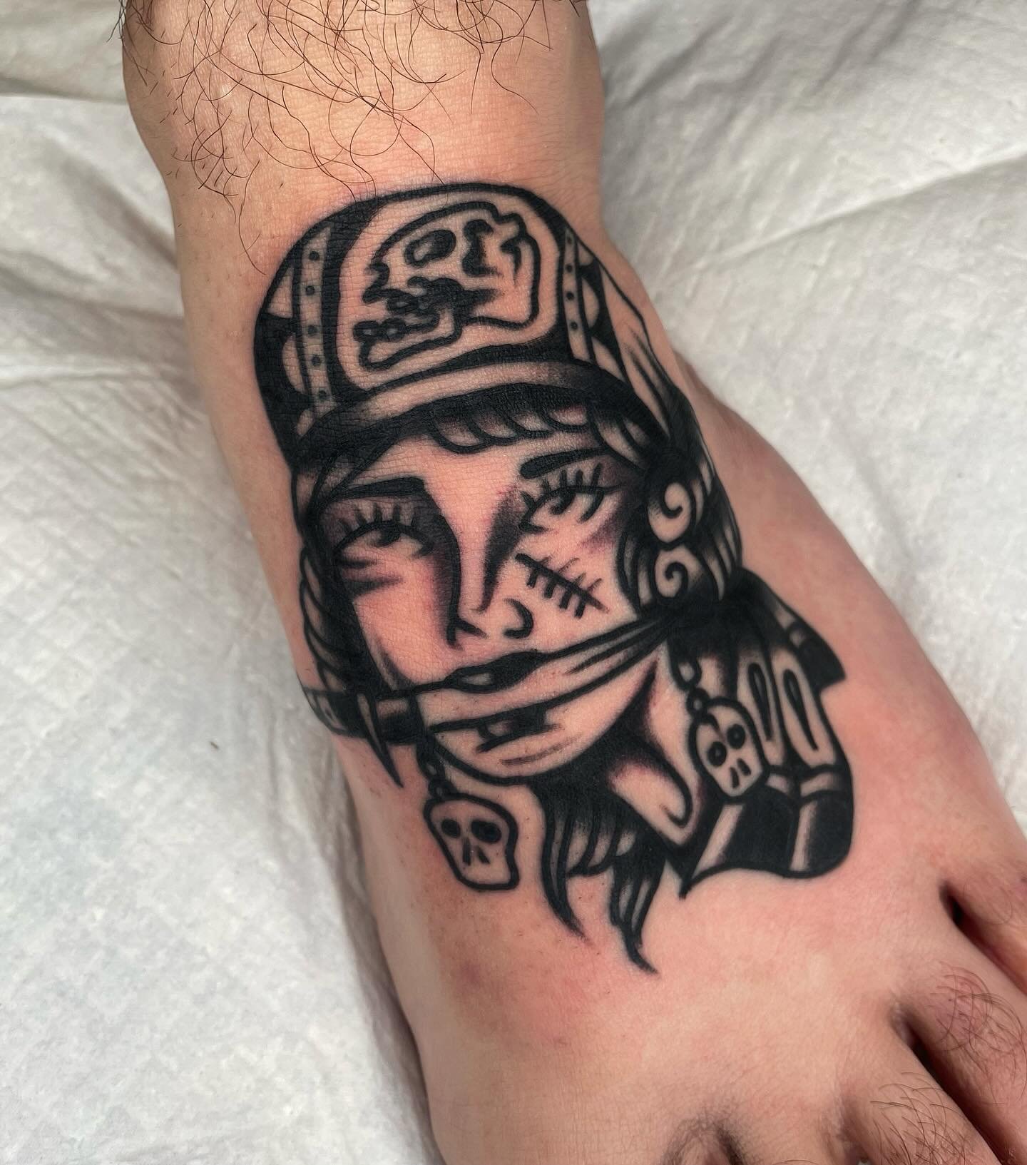 Pirates Foot 🏴&zwj;☠️
Cool walk in for Xav
.
.
.
#tattoo