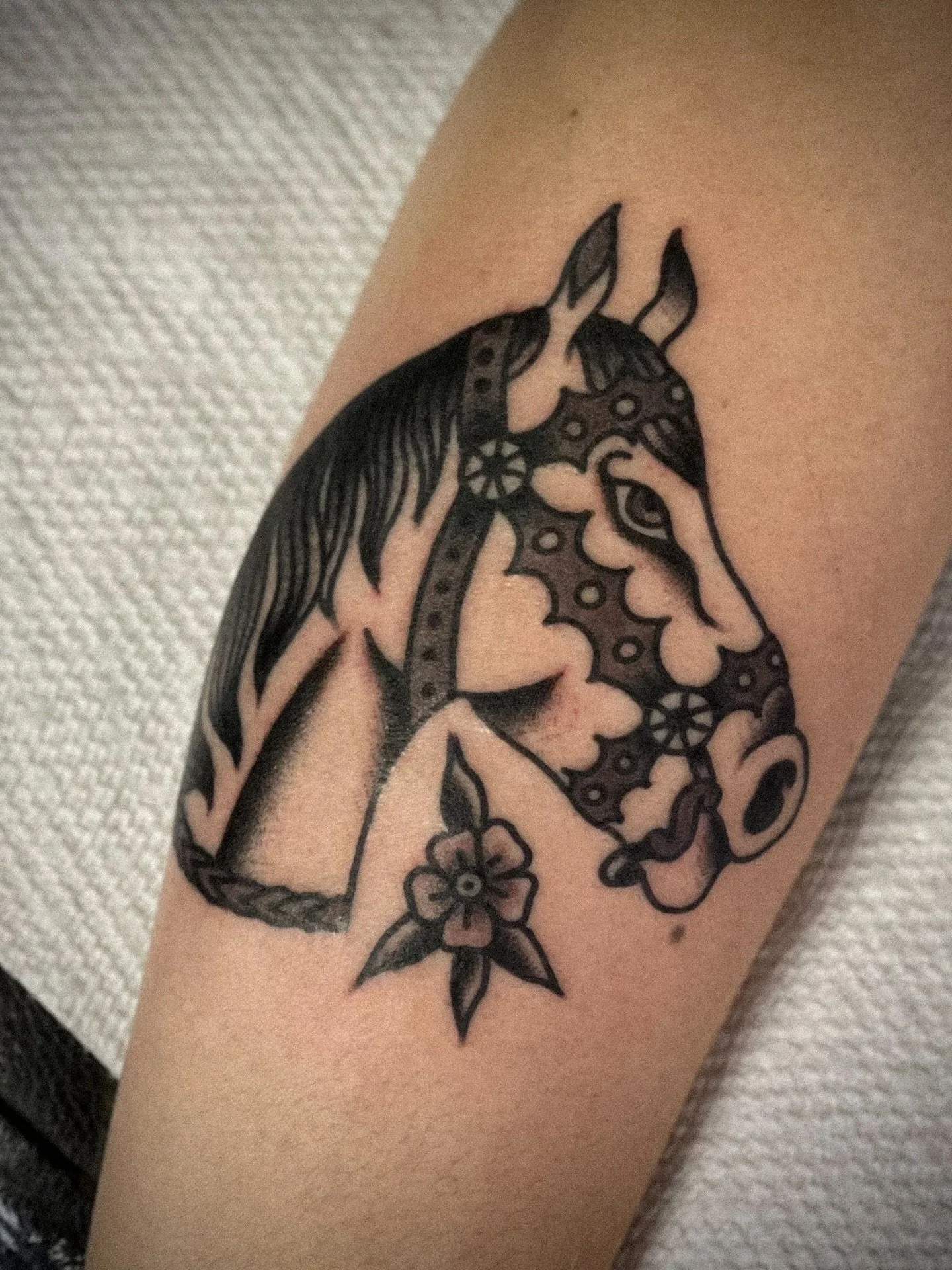 Smaller black and grey tattoos for Brenda, Dani, Simon and Logan.