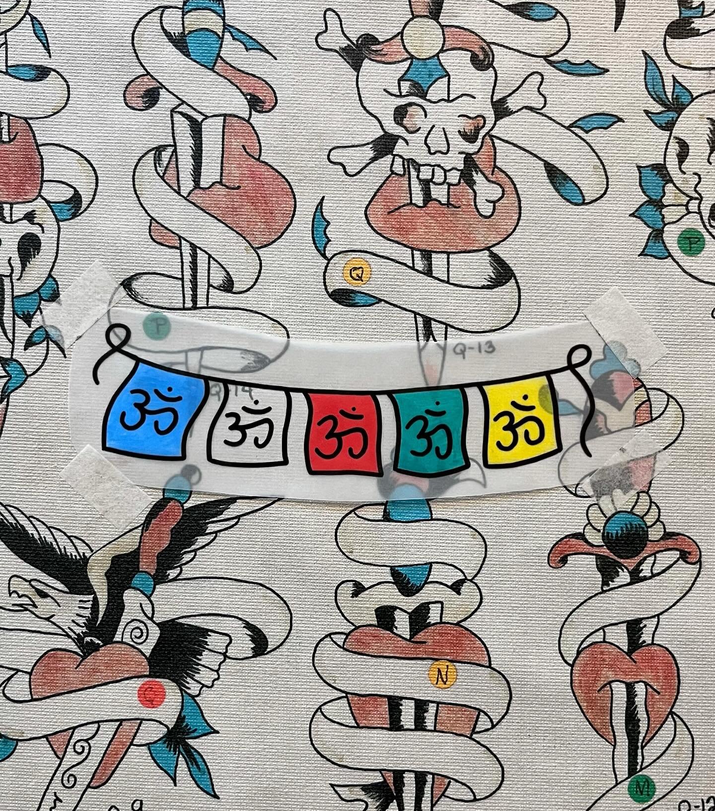 🕉️ + 💣= 🚐 
Available to be tattooed!
Available in black 2