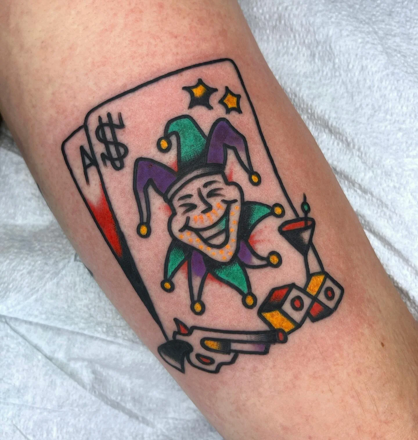 Couple&rsquo; A Clowns 🎪 
Thanks for looking 
.
.
.
#tattoo