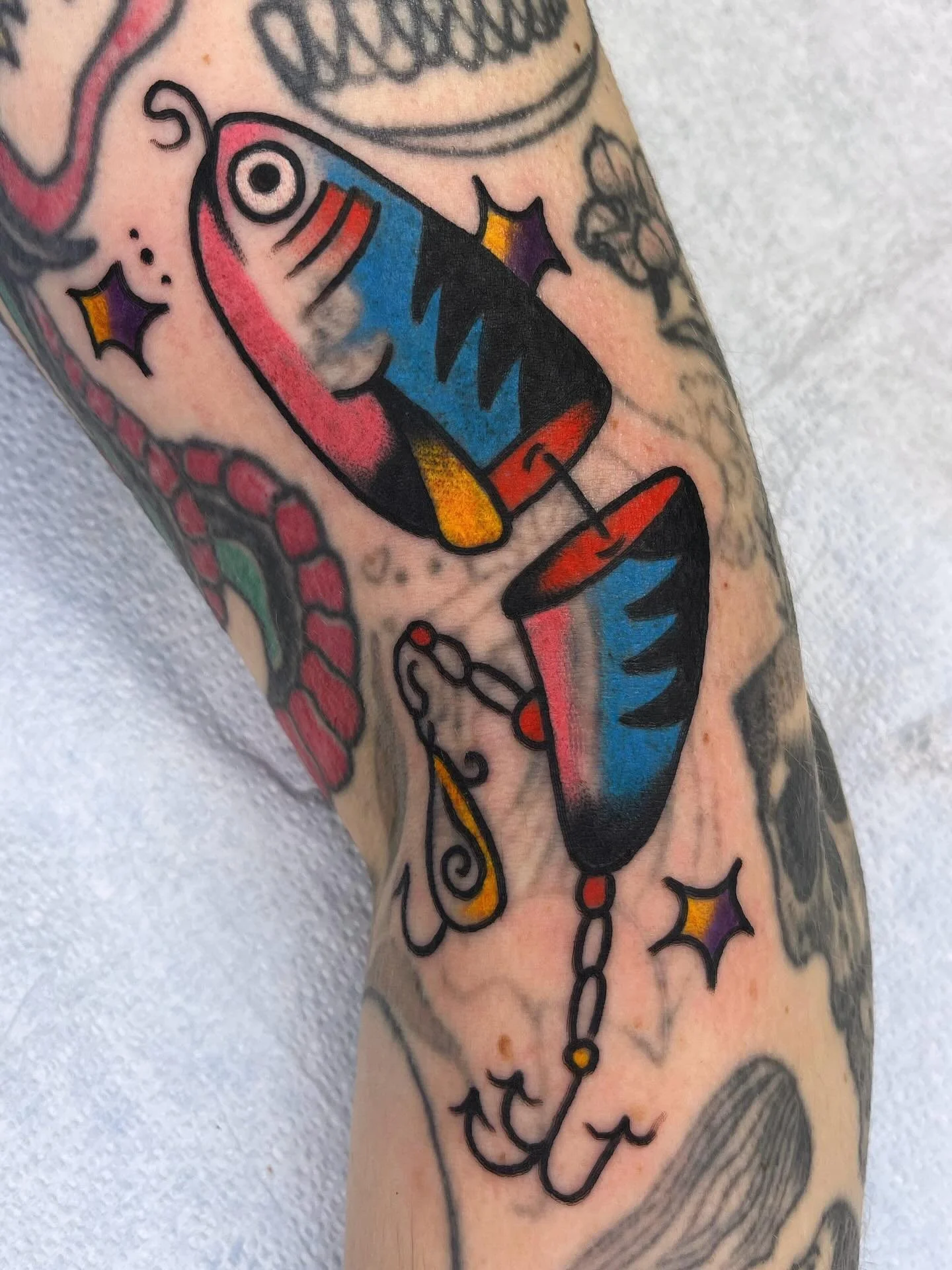 Tattoo for my friend 🐟 👂 
Things I made last week
.
.
.
#tattoo