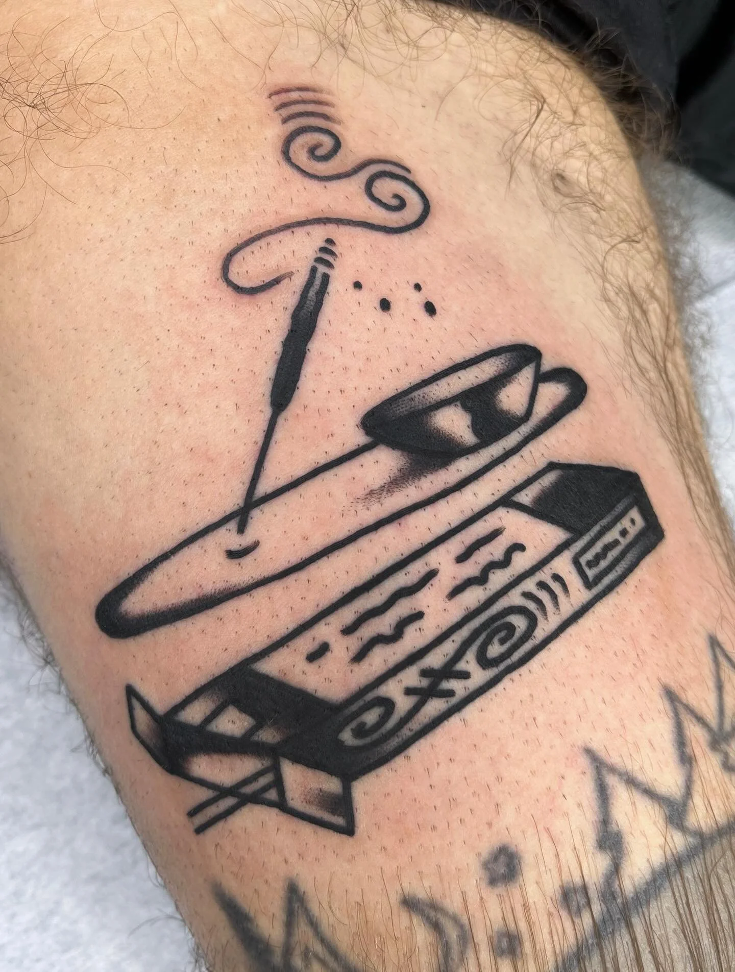 Incense for/from Micheal 🕉️
Thanks homie 
.
.
.
#tattoo