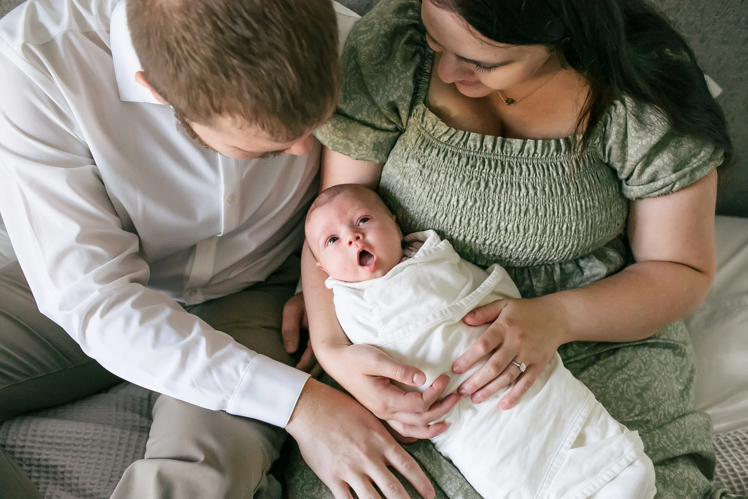 South Orange NJ Newborn Photographer | Summer Newborn Session At Home