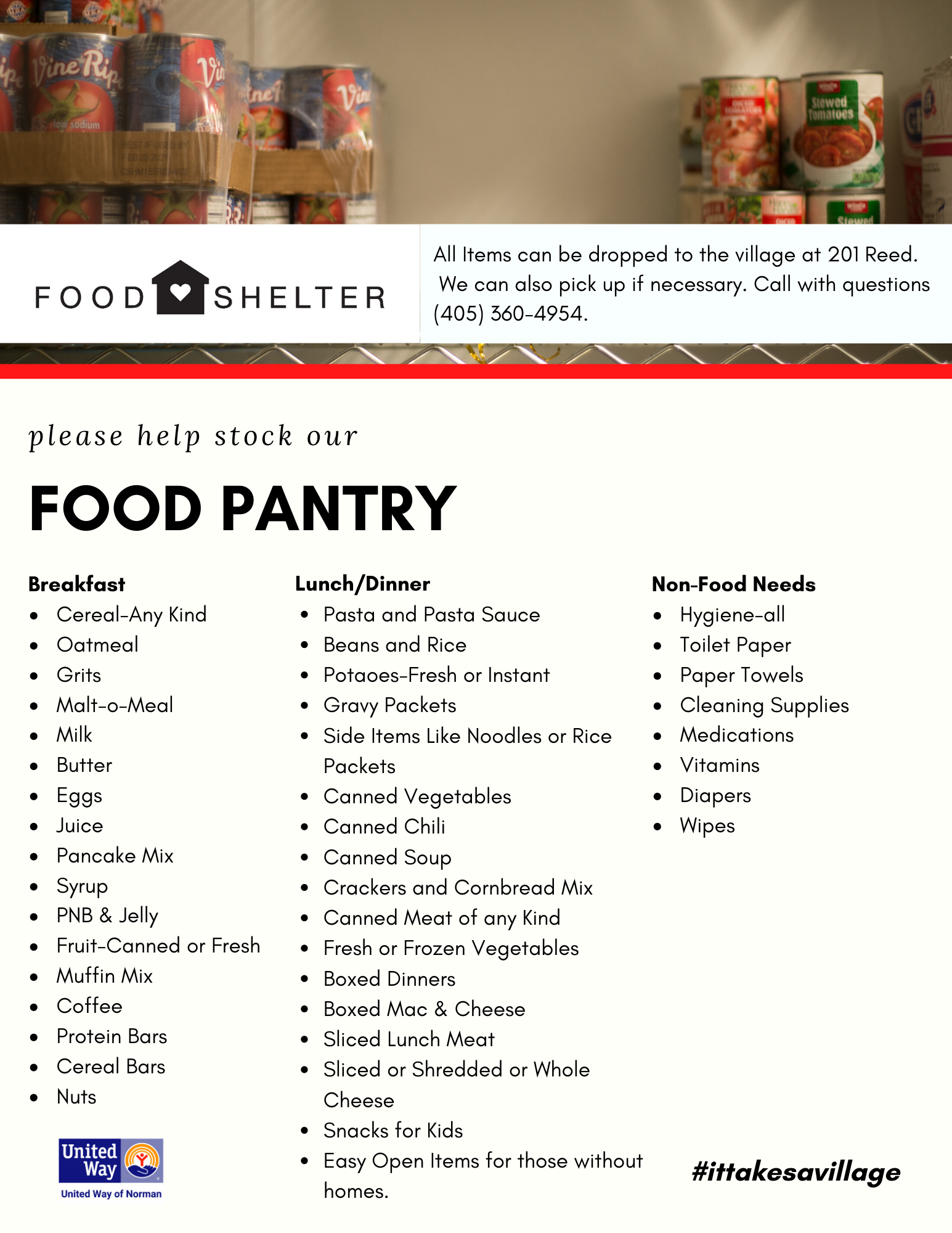 Food and ShelterGet Help