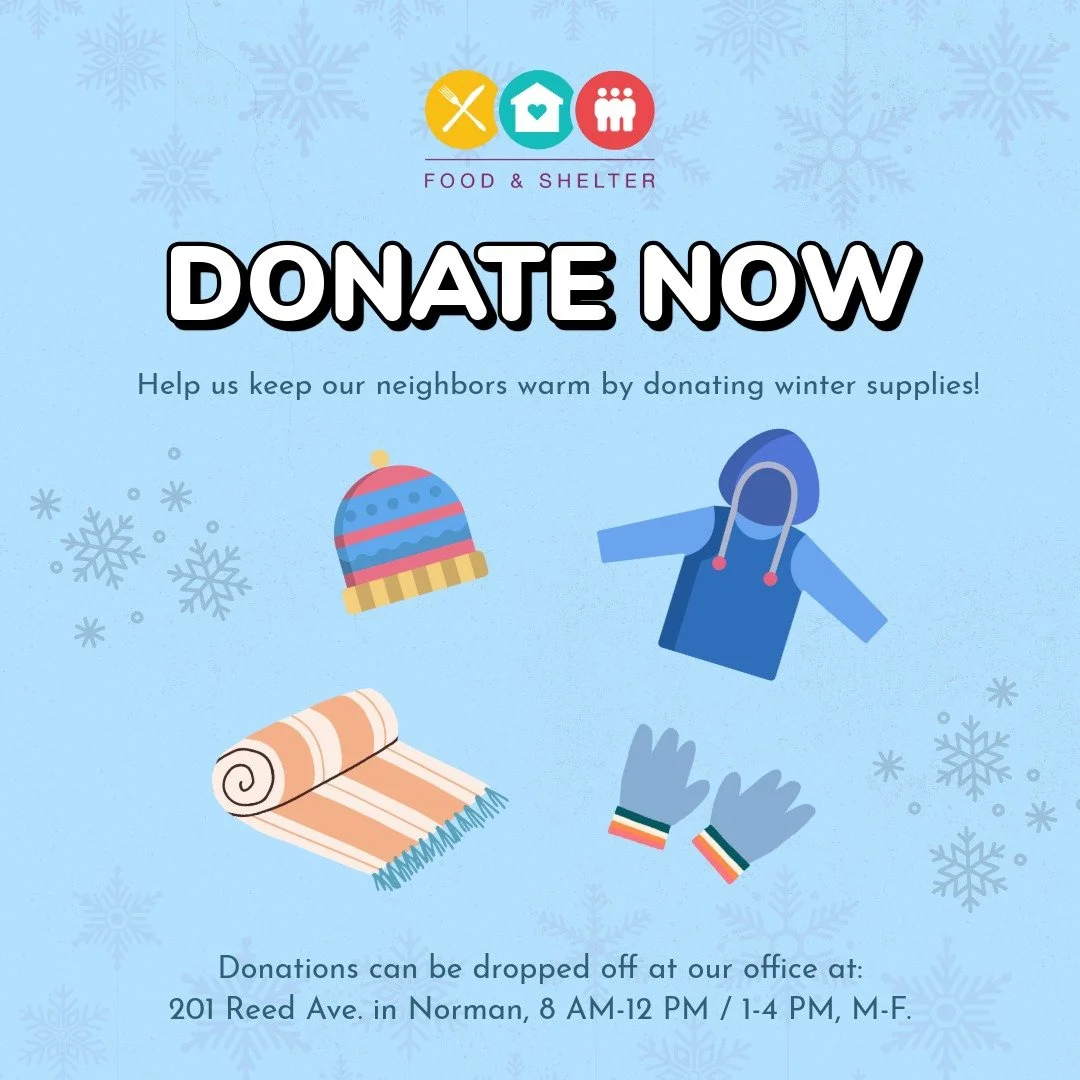 🥶 Temperatures are starting to drop! As it gets colder out, we really appreciate winter weather gear for our friends. Hats, gloves, coats, scarves, and hand warmers are all extremely appreciated! 

🥰 It takes a community to care for our friends in 