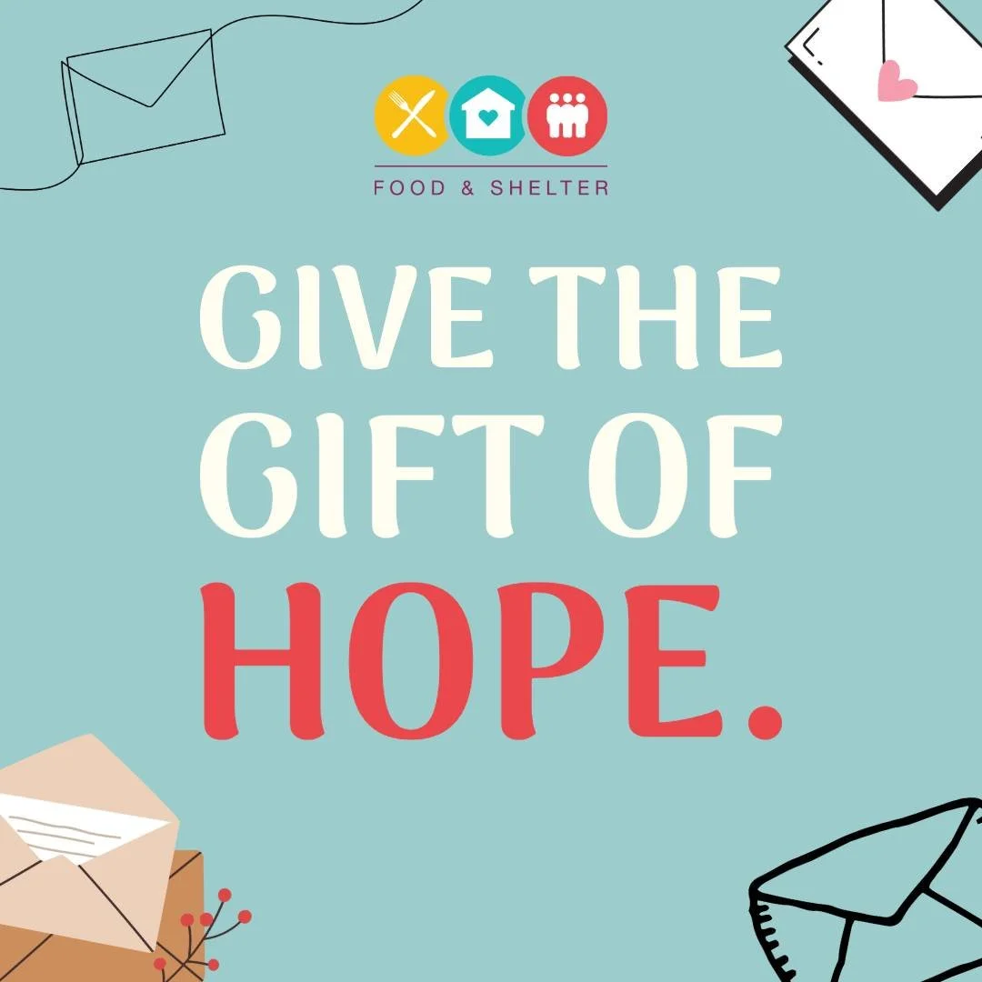Give the gift of HOPE this holiday season! 🎁⛄ With every donation, you can choose one of our specialty-designed E-cards to send to your friends/family. 📧📬 Spread some holiday cheer, every dollar raised goes directly to people in need right here in