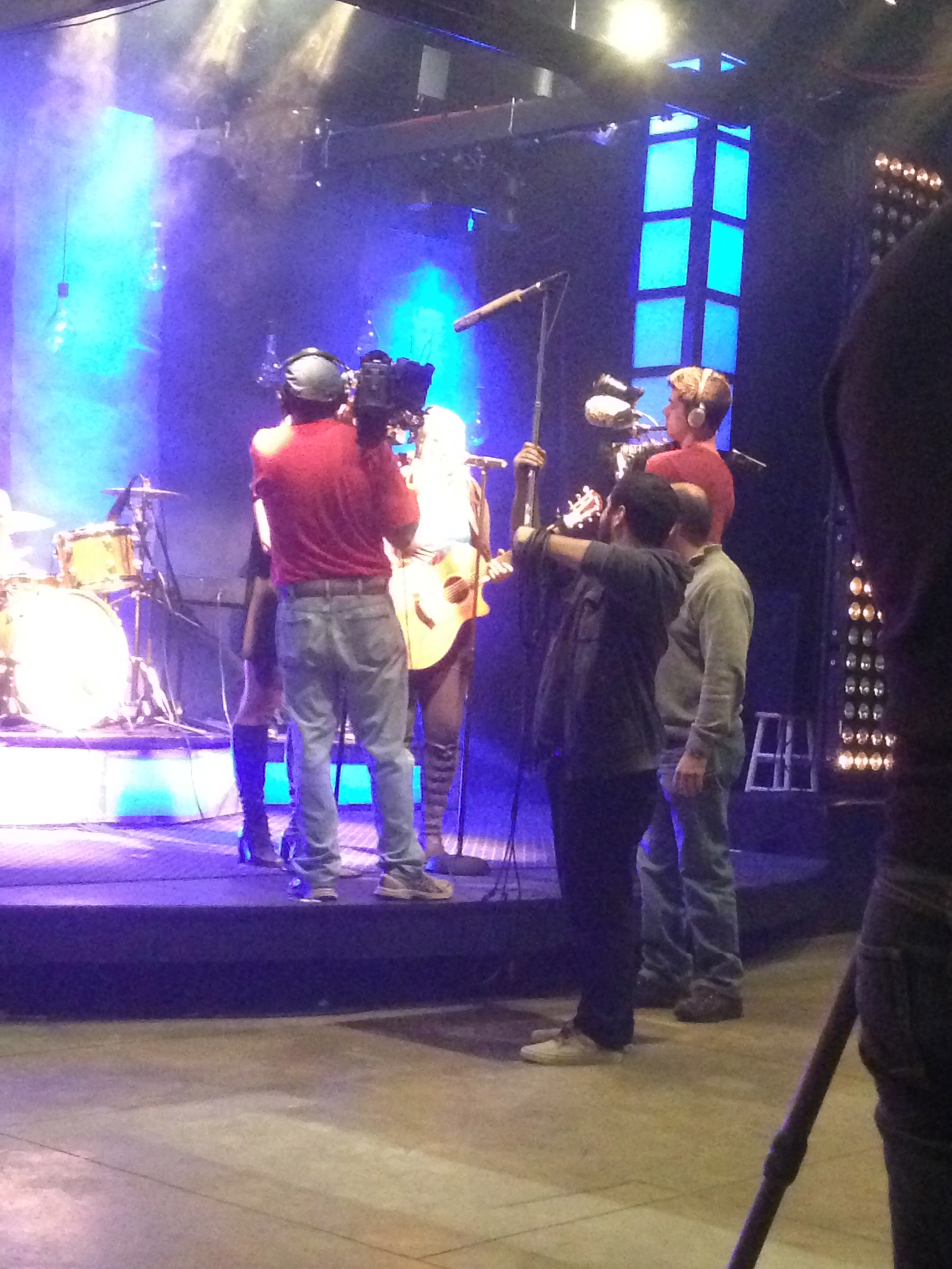Took a bit to adjust to cameras being 5 feet from your face all day.