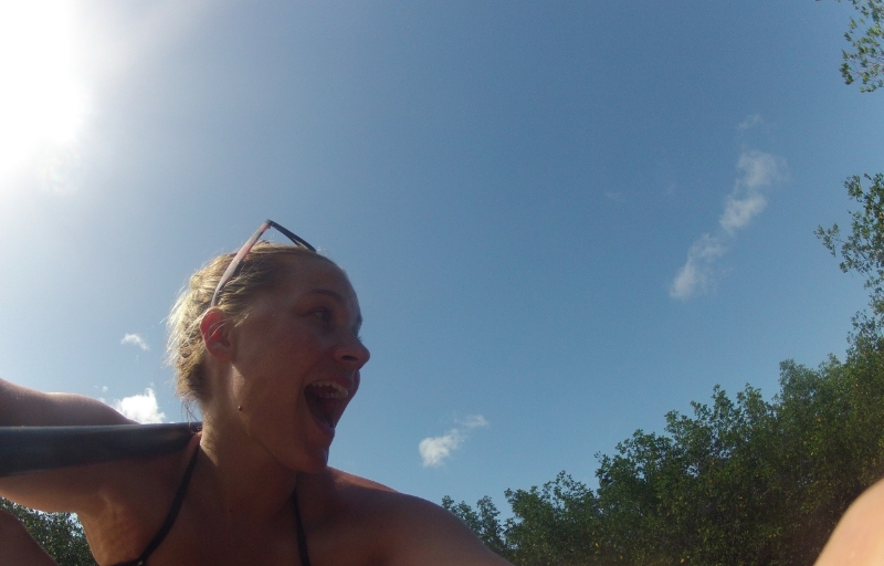 Captioning my cheer and utter excitement of the experience. 