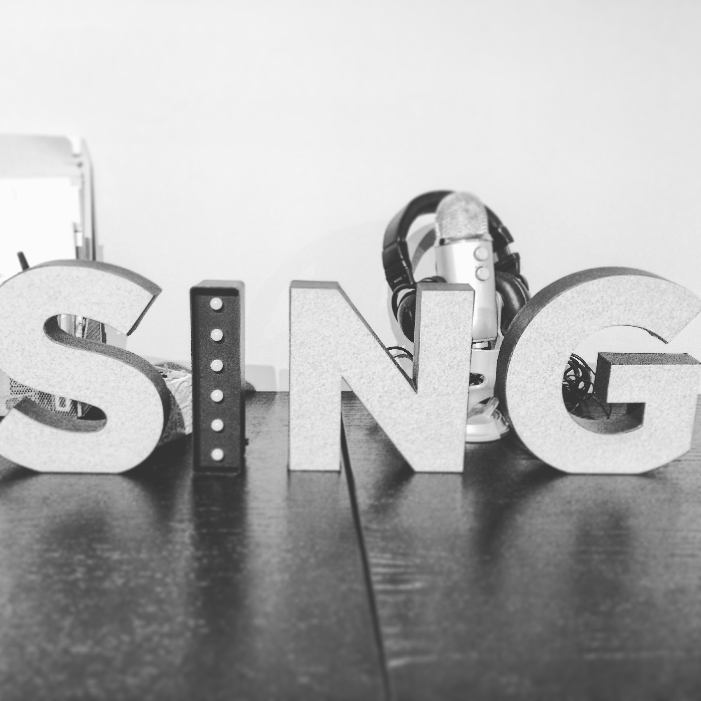 A constant reminder of why we do what we do…SING. 