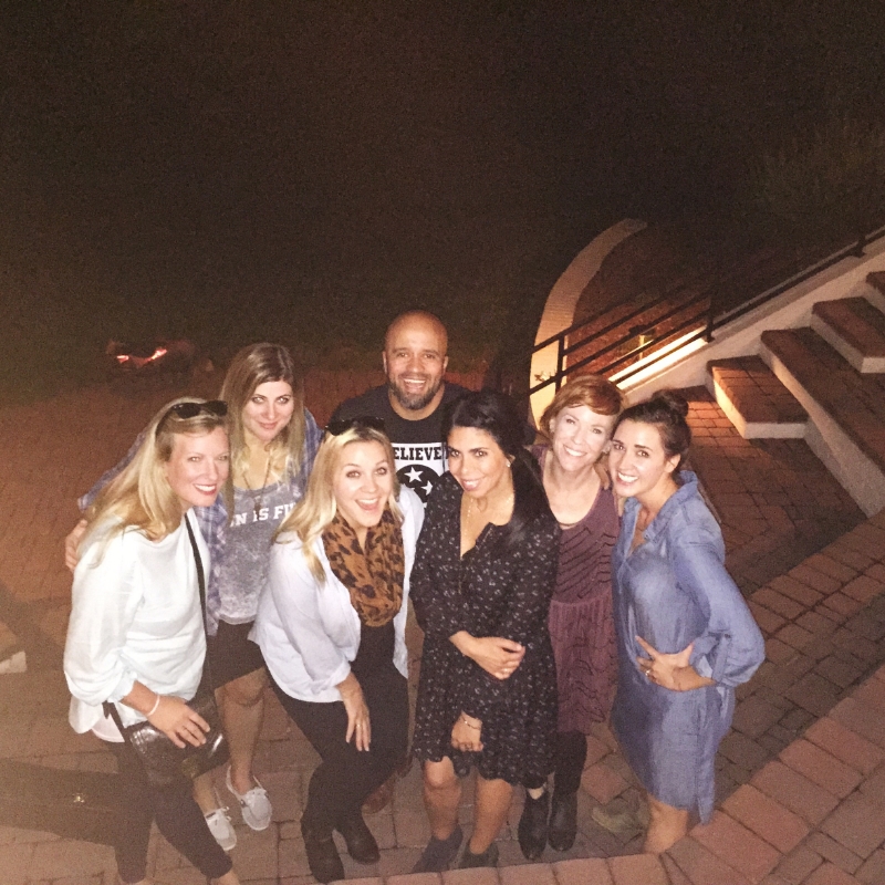Group shot of new (and old) friends….