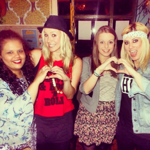 Hearts abound. Anakellya & Keri...these gals are the sweetest! 