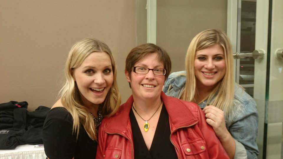This was in Canada while we were opening the Jann Arden tour. Still some of our best memories to date. 