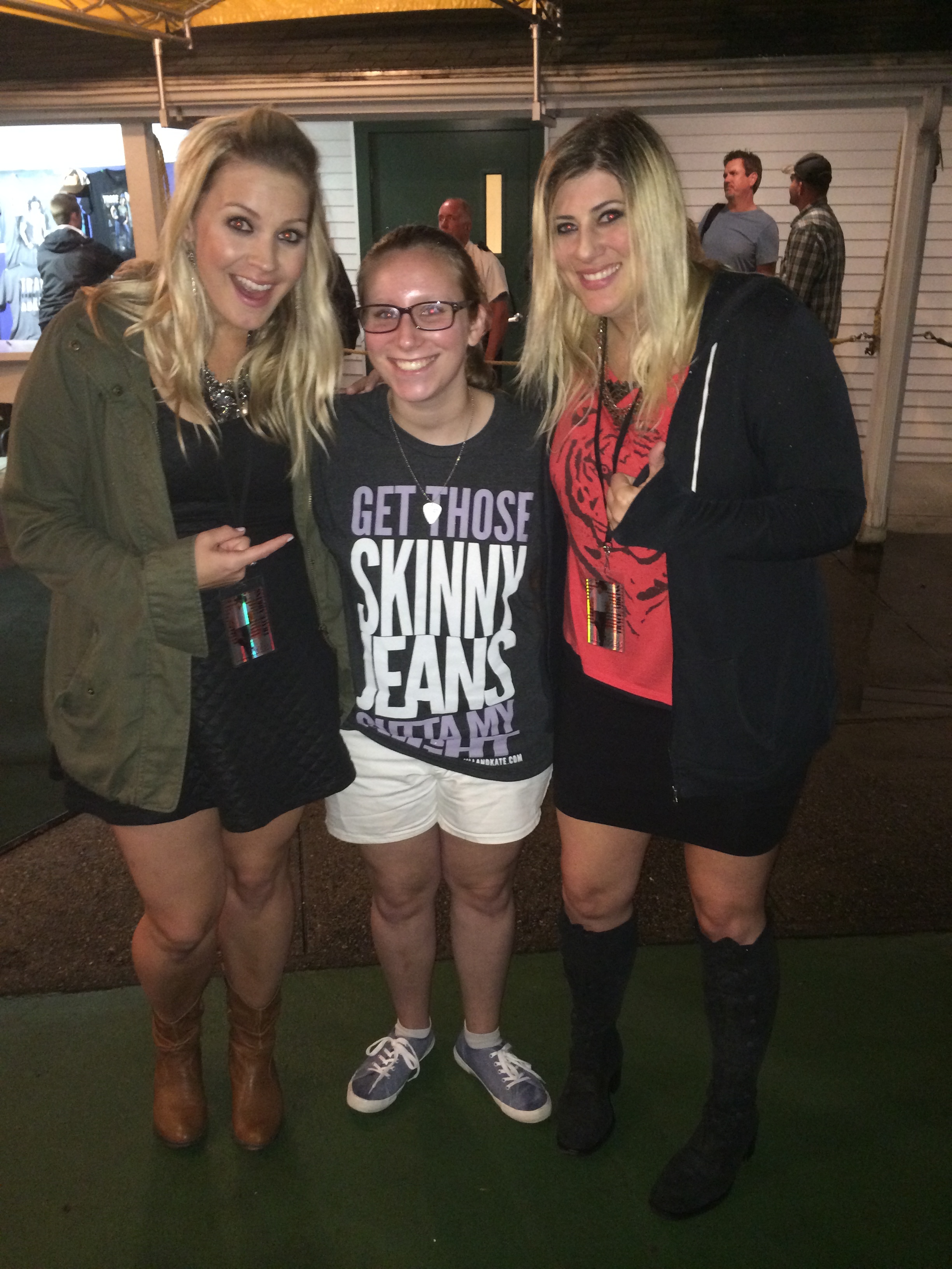 Skinny Jeans representing. Love this girl's smile & spirit. Haley, you're awesome!