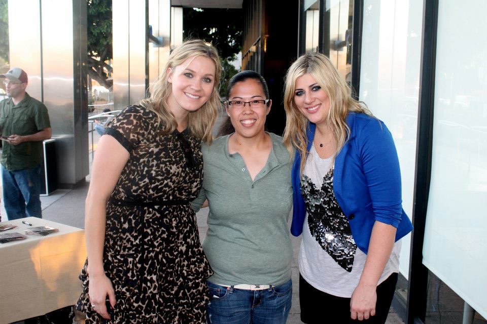 This girl Nettey in LA! She's the greatest. And this was at a Coffee Bean so WIN, WIN!