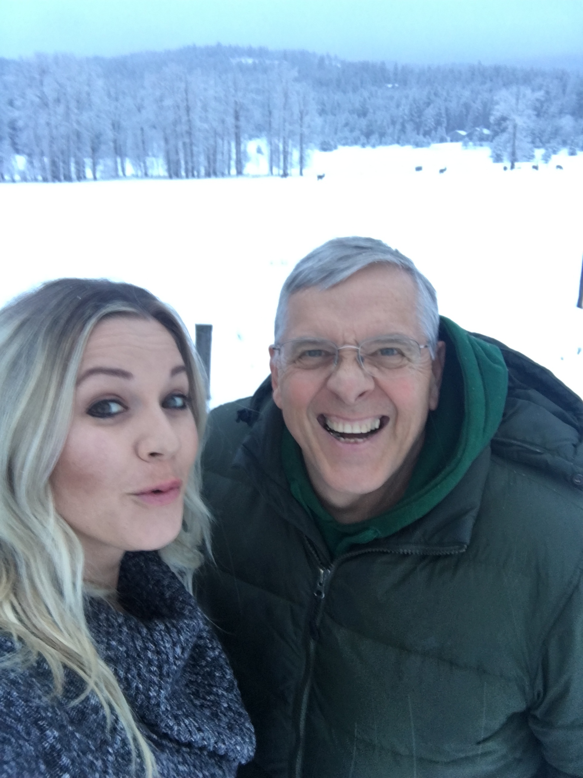 (Kate and Bill missing out on the Kate face!)