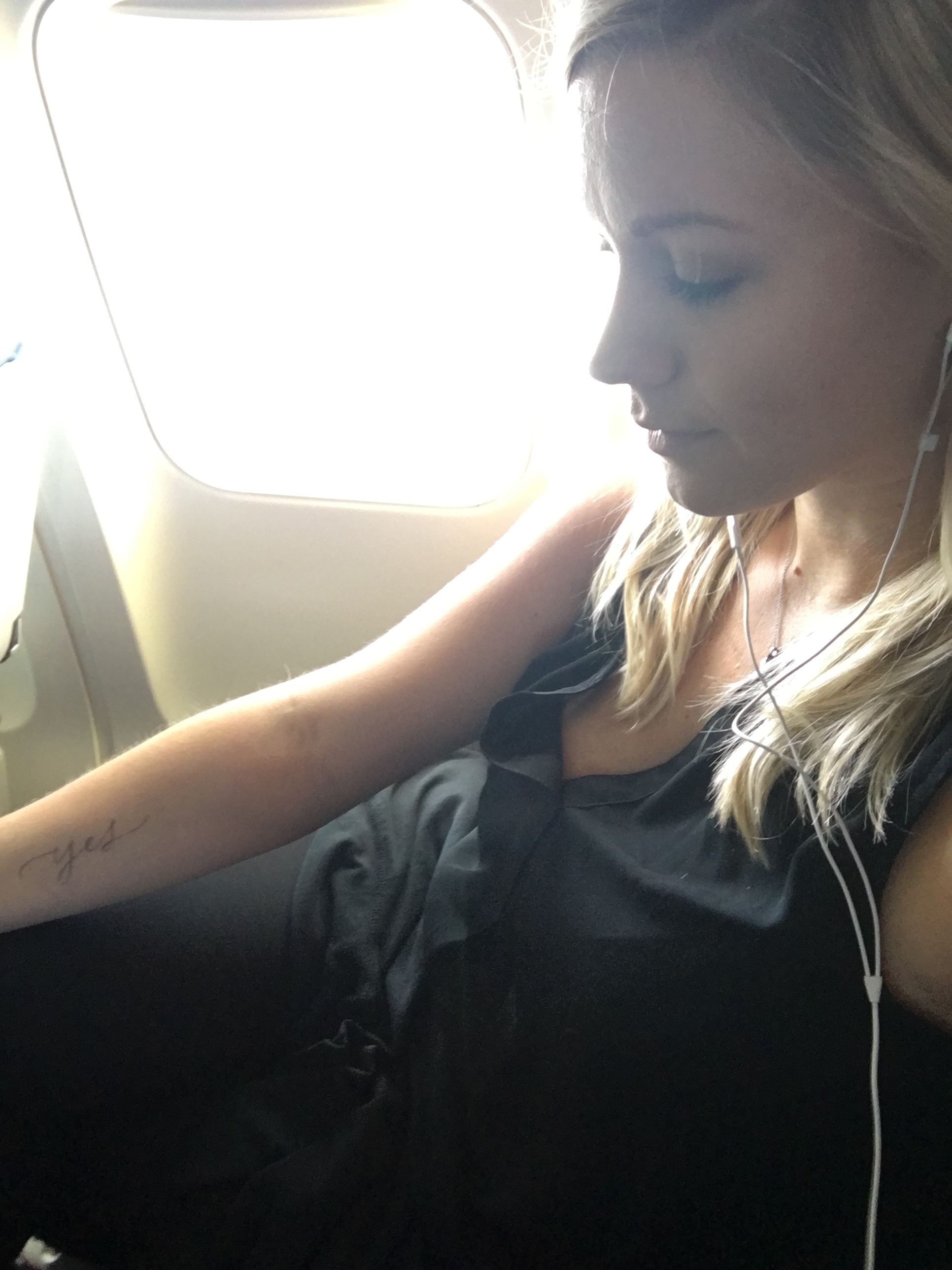 This was last summer and a friend included temporary tattoo's in her book launch package. I put that YES right on my arm and loved every single time I saw it. 