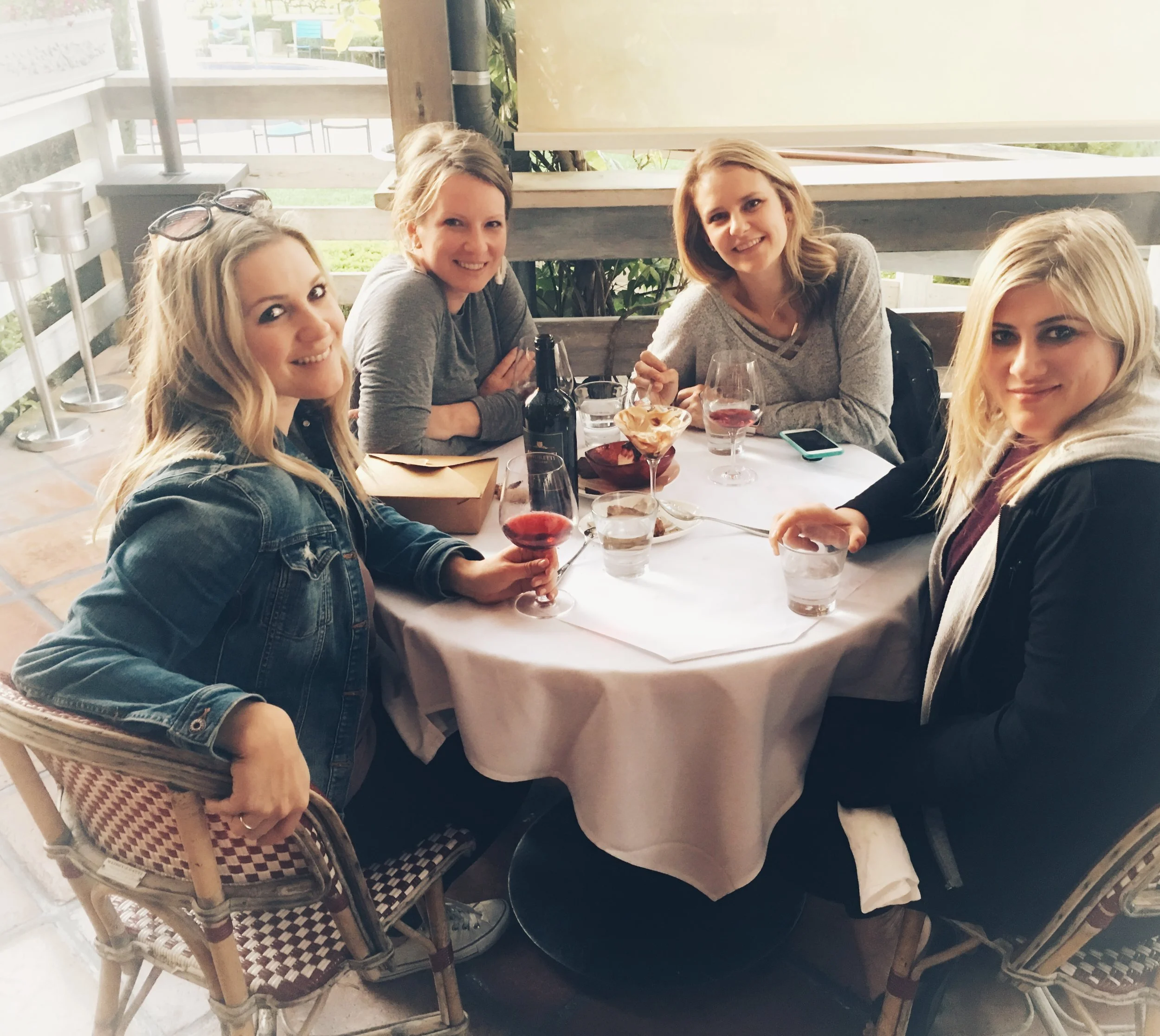 Here we are in Napa (Whitney is on the left, our other awesome friend Jess on the right!)