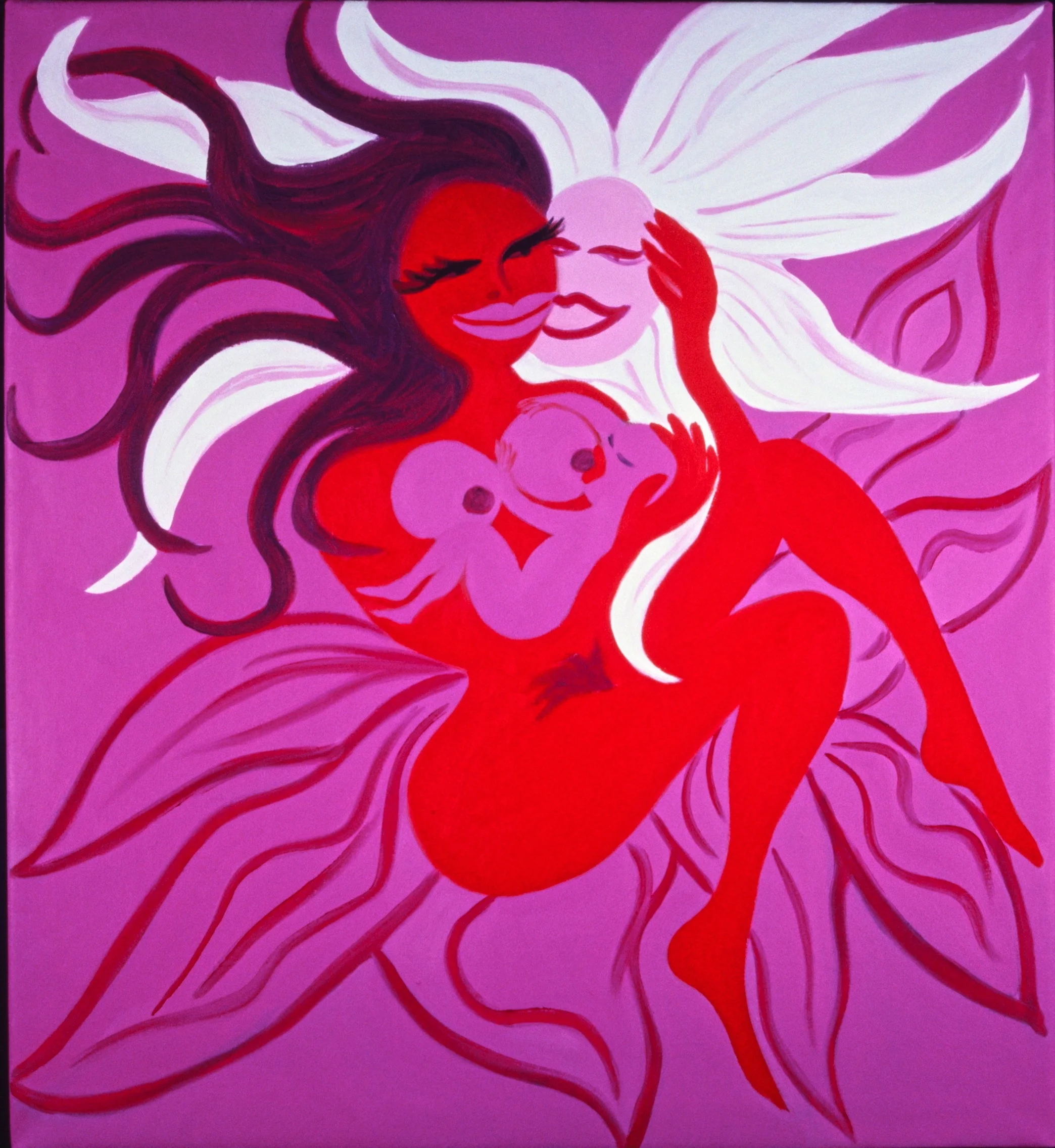 Pink is For Girls, oil on canvas, 44 x 40 inches, 1995