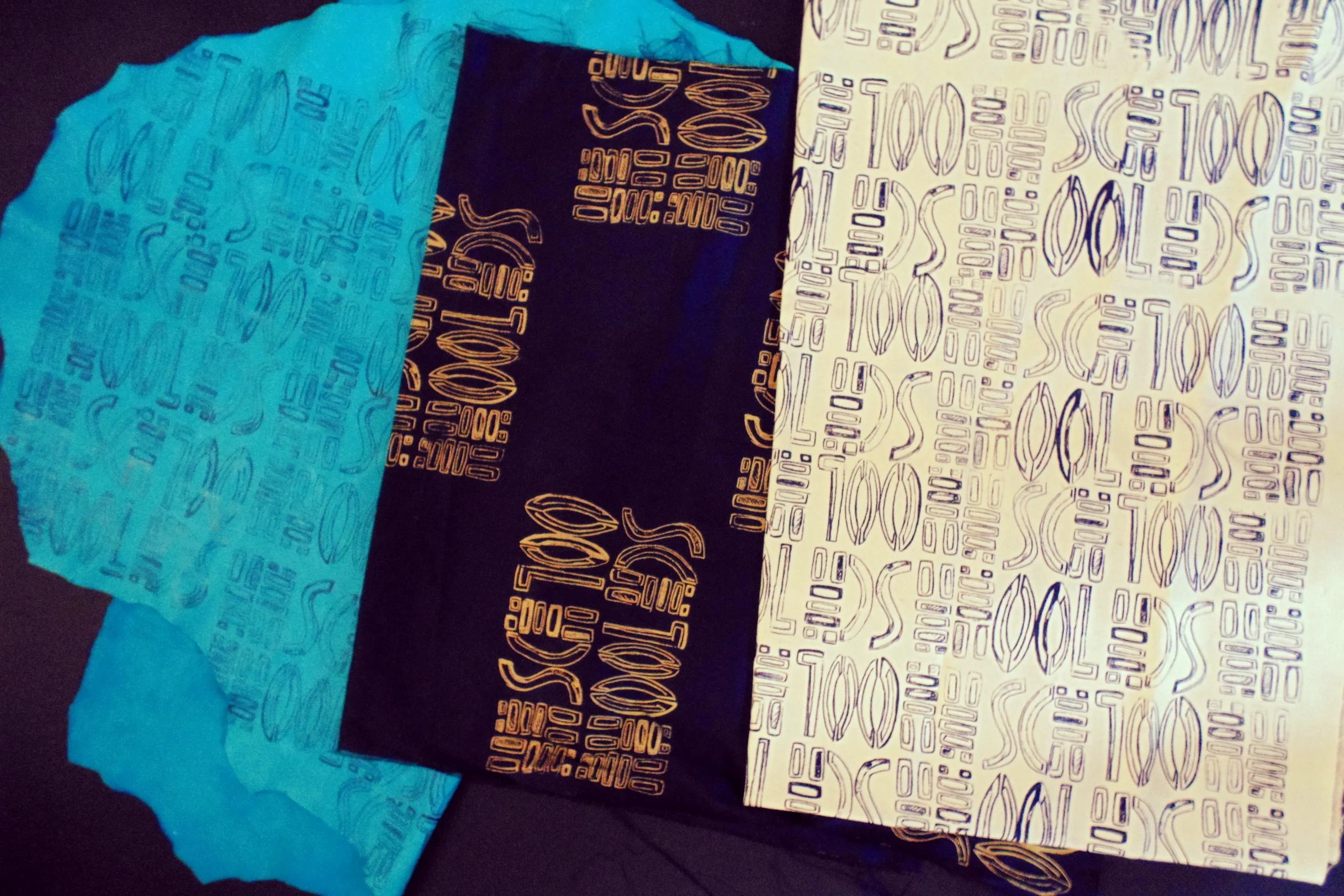 Art Deco style screen printing!