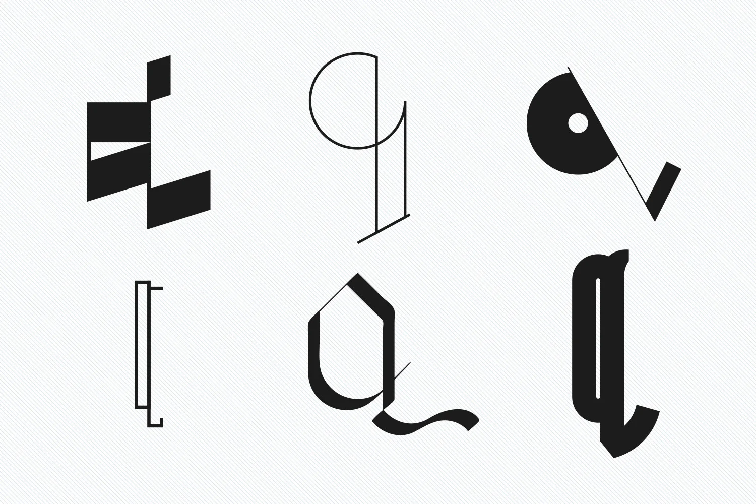 Sketchbook Type : lowercase q