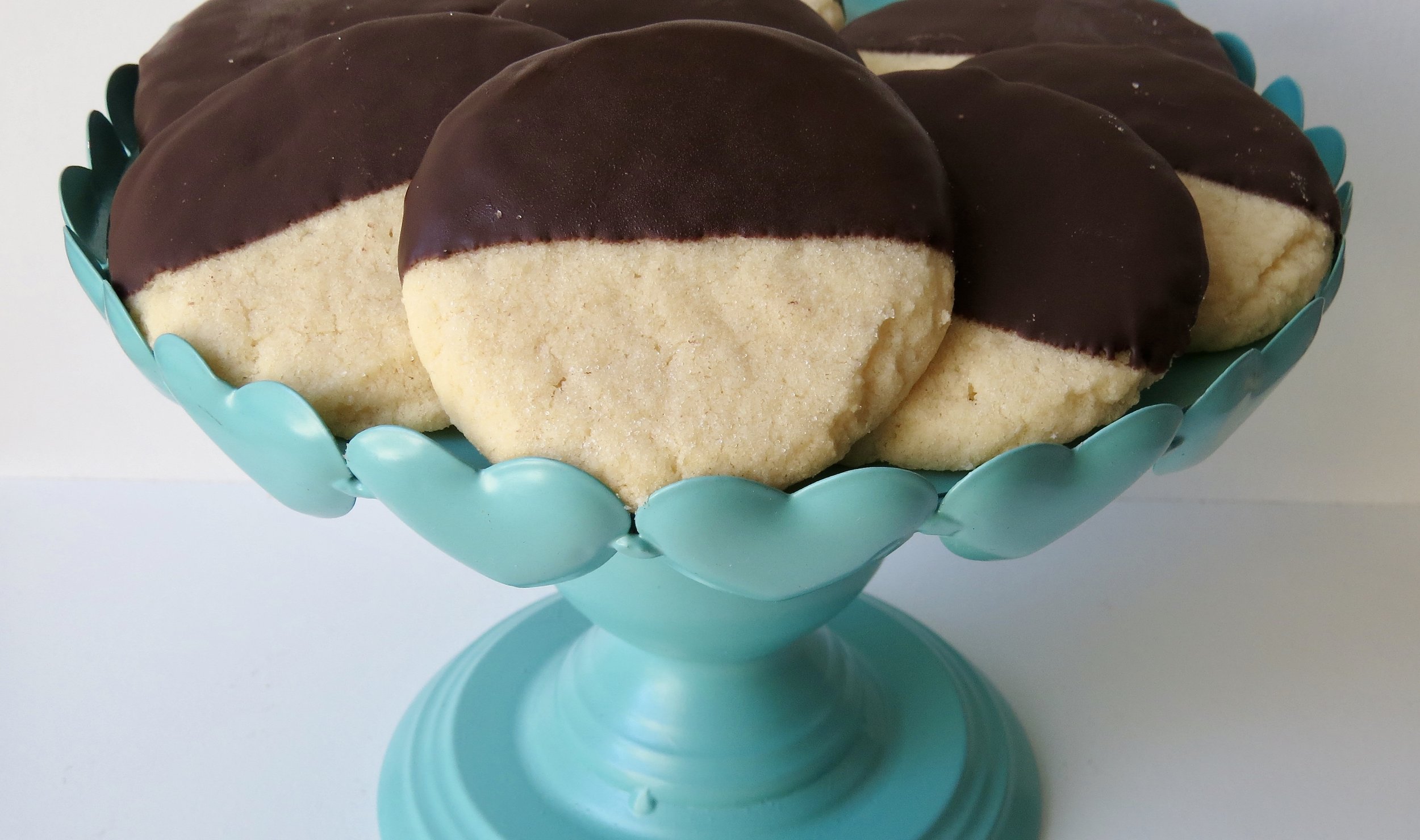 Orange Chocolate Dipped Shortbread