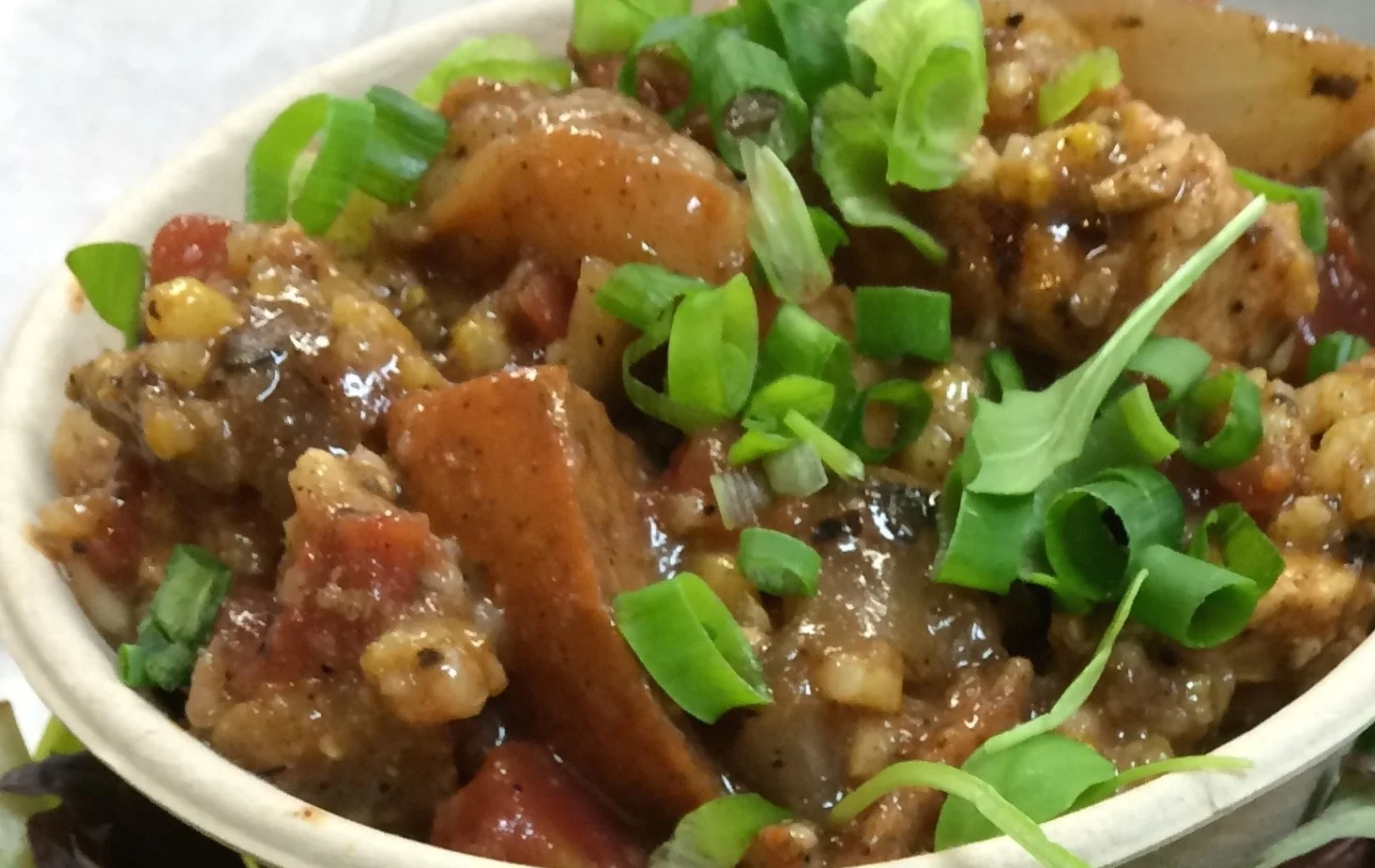 Island Chili & Salad