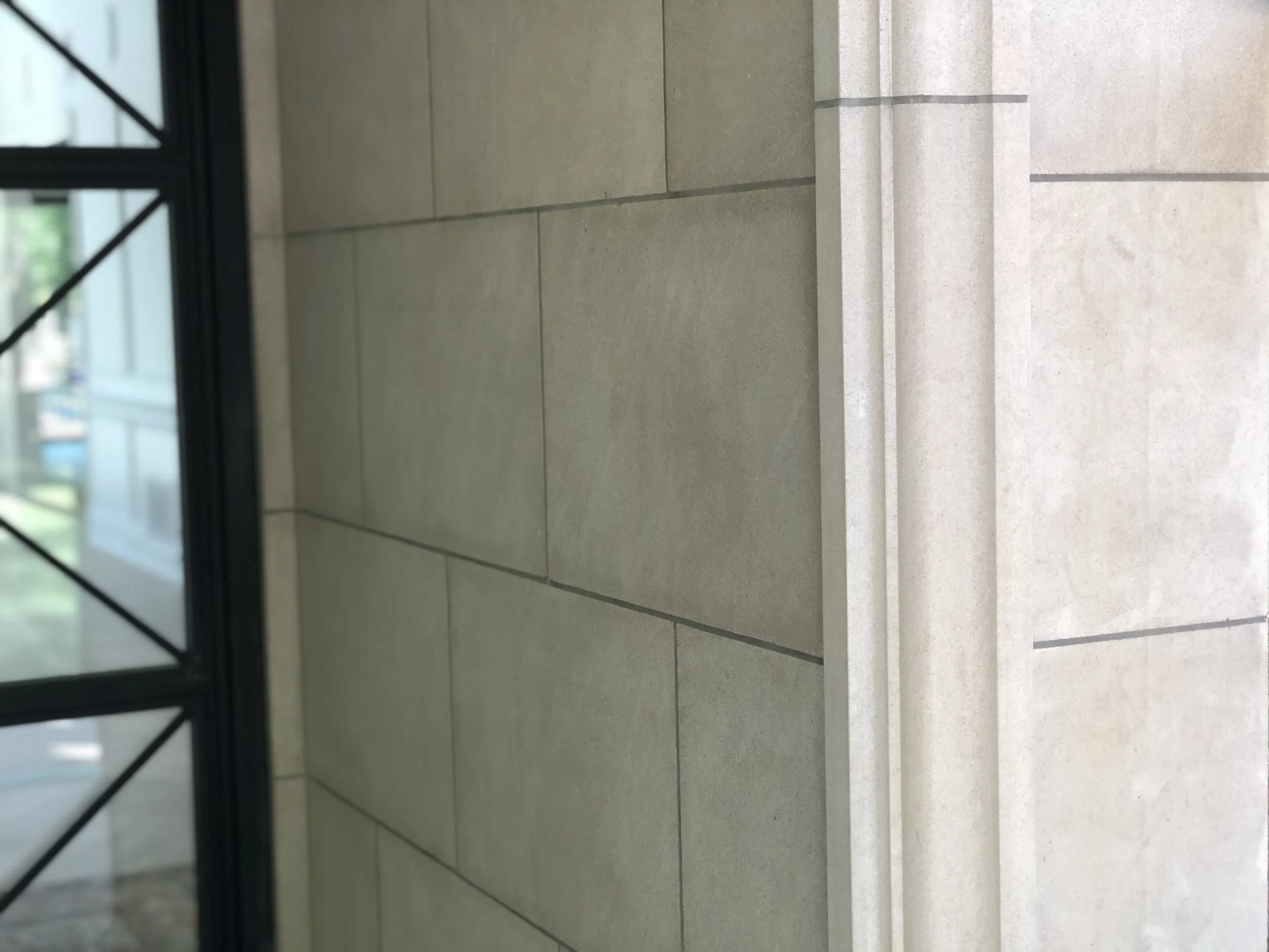 Indiana Limestone Entry Trim and Panels