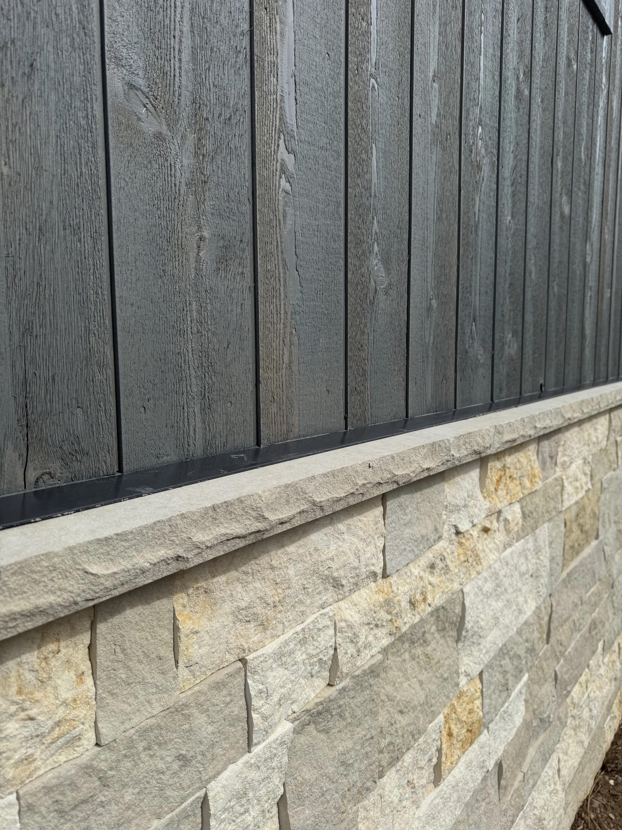 Hamptons Estate Thin Veneer and Buff Wainscoting Sill