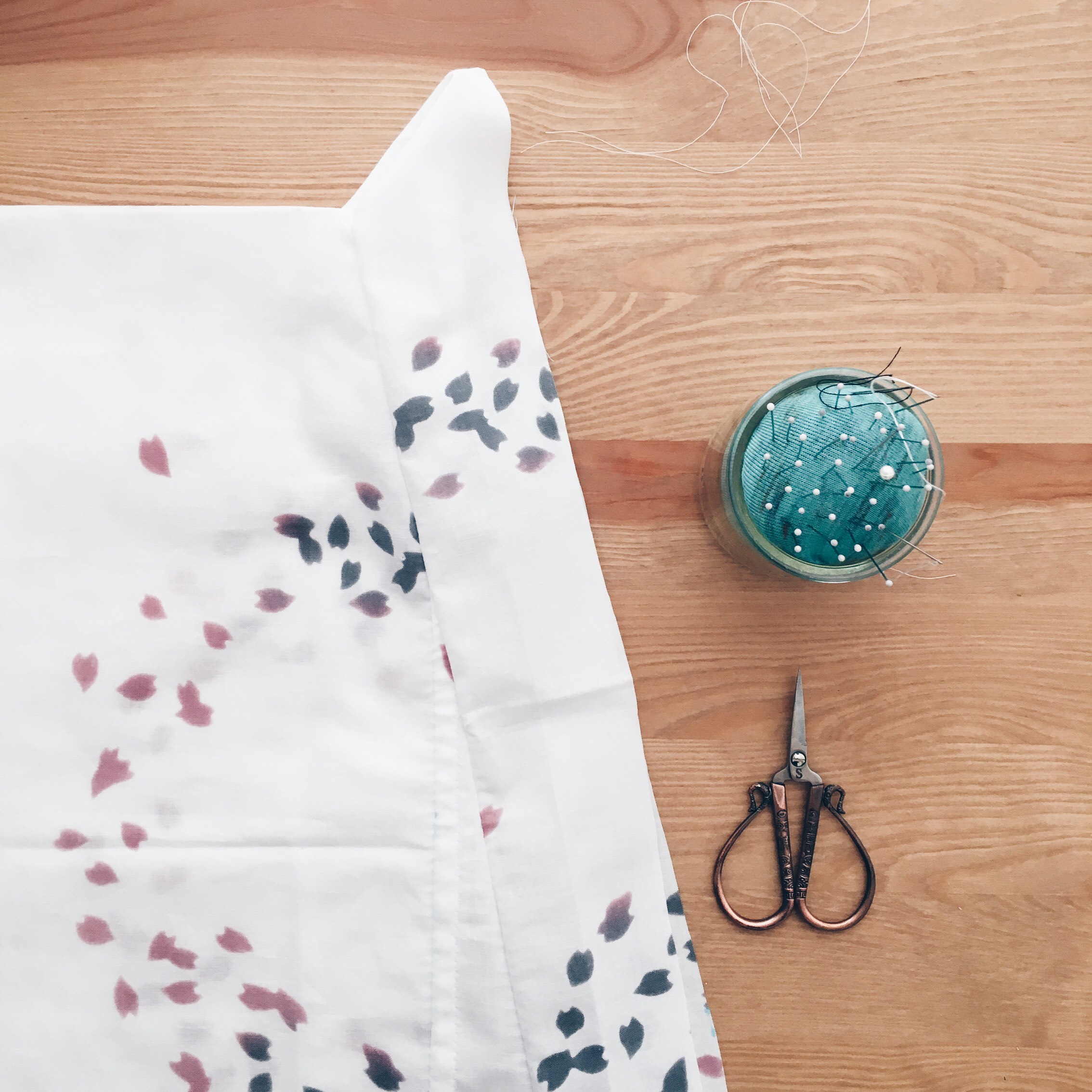 #018 hana asobi jinbei by Ms. Han in progress. Photo: Ms. Han