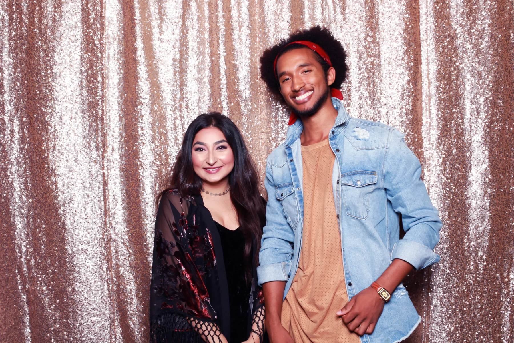 Aania of Life of Aani with guest at the Unzipped party 