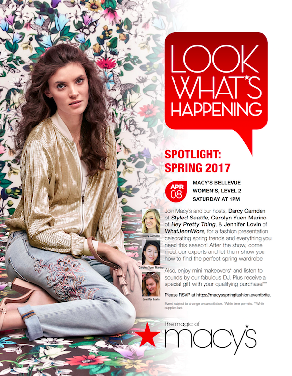 Local style bloggers featured at Macy's Spring Fashion Event