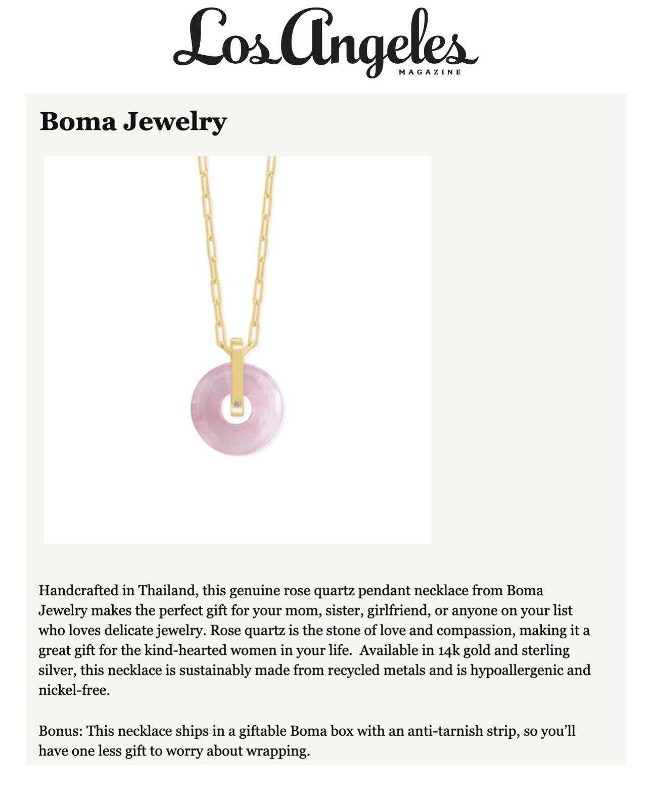 La Magazine - Boma Jewelry - Holiday.png