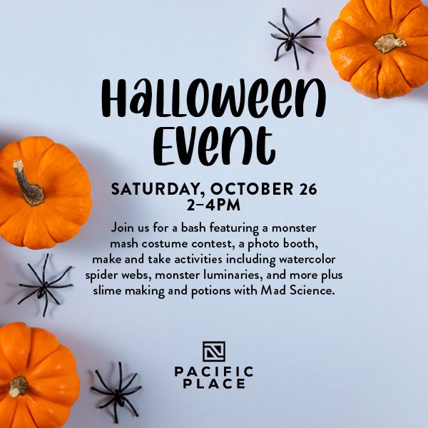 Community Calendar: Halloween @ Pacific Place