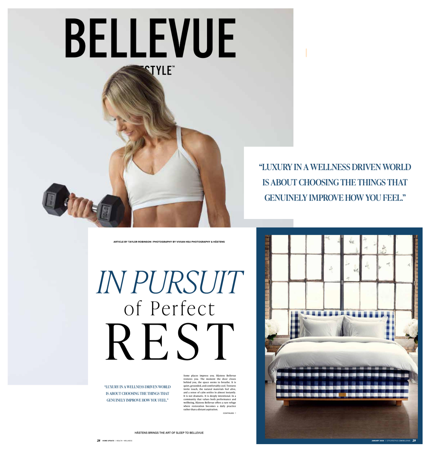 Hästens Featured in Bellevue Lifestyle Magazine