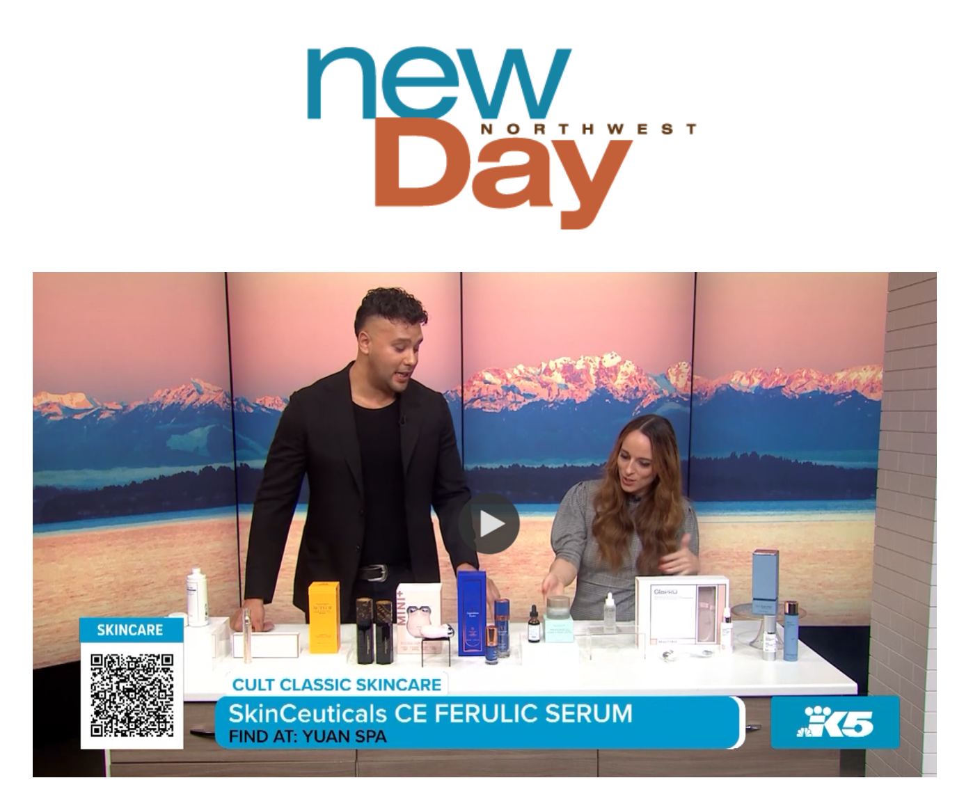 Yuan Spa Skincare Featured on New Day NW